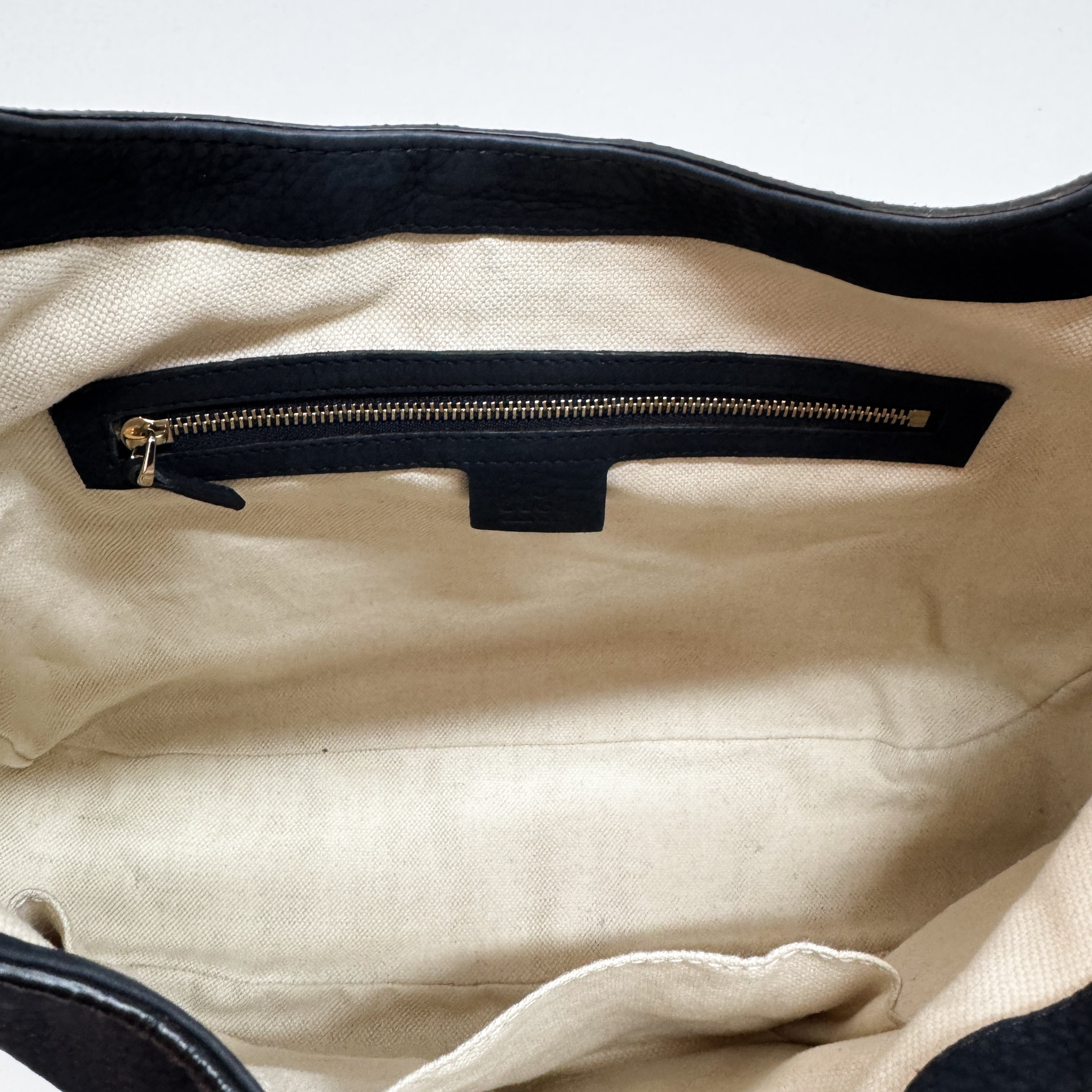 Jackie Dark Blue Suede Shoulder Bag