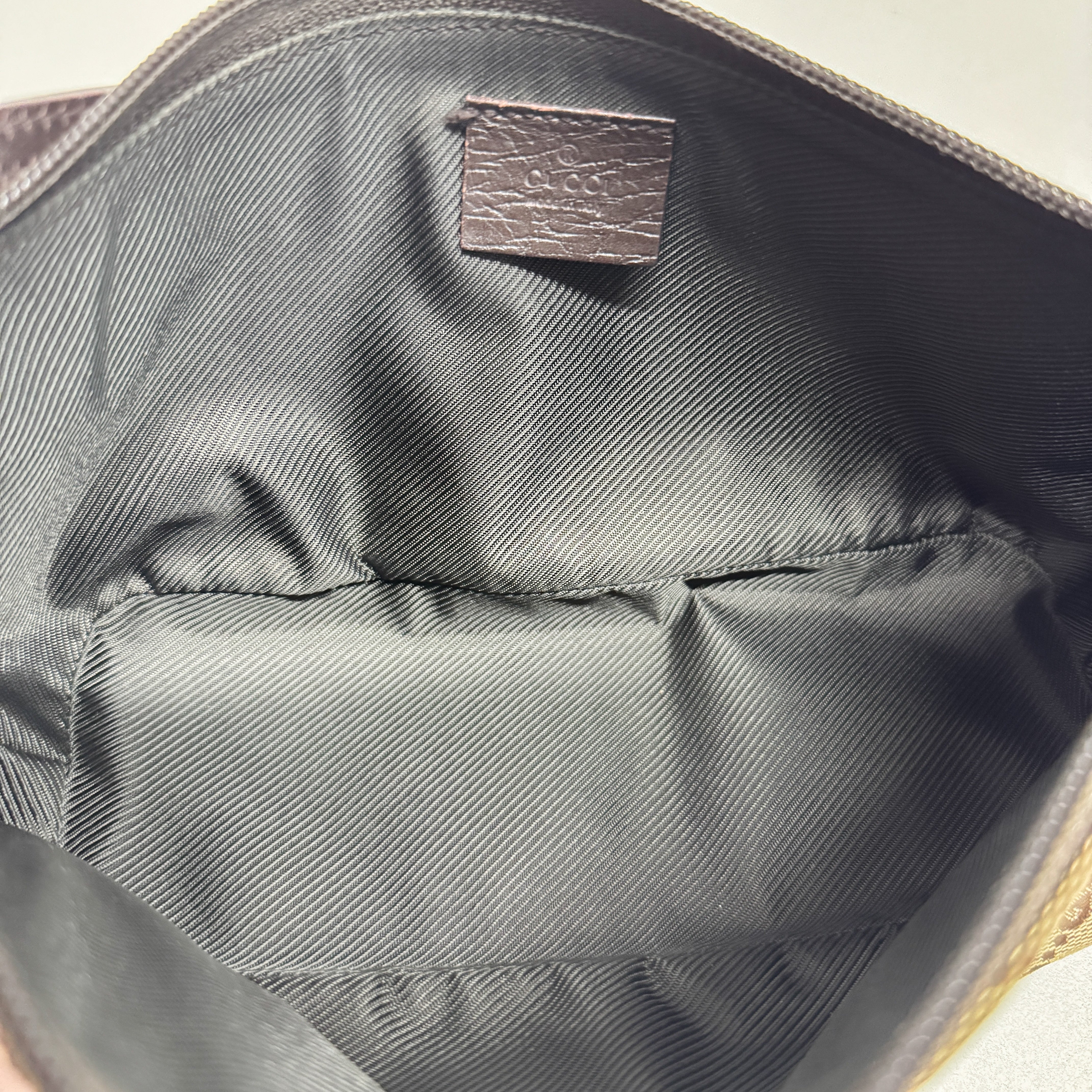 Boat GG Brown Canvas Pouch