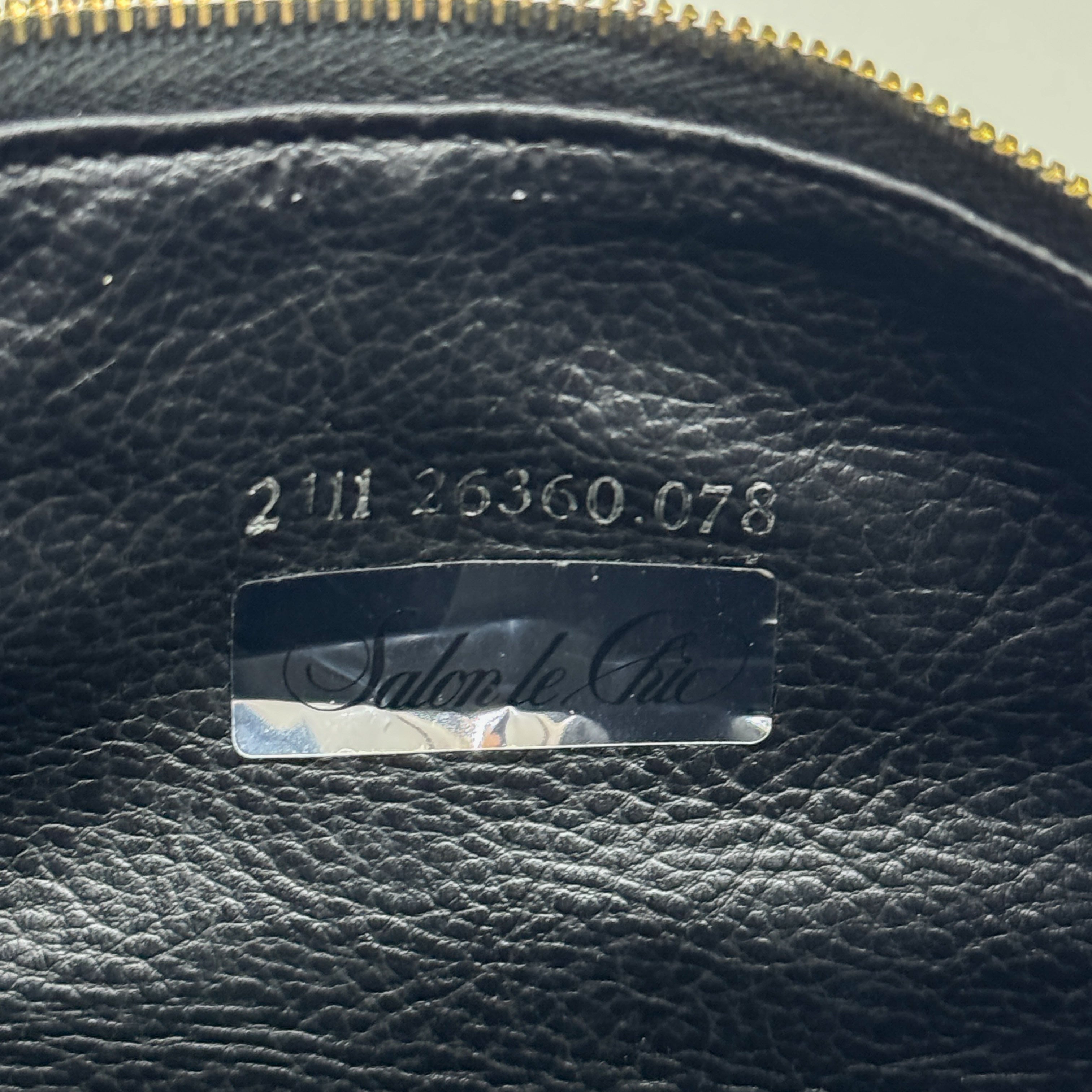 Brown Leopard Canvas Pouch