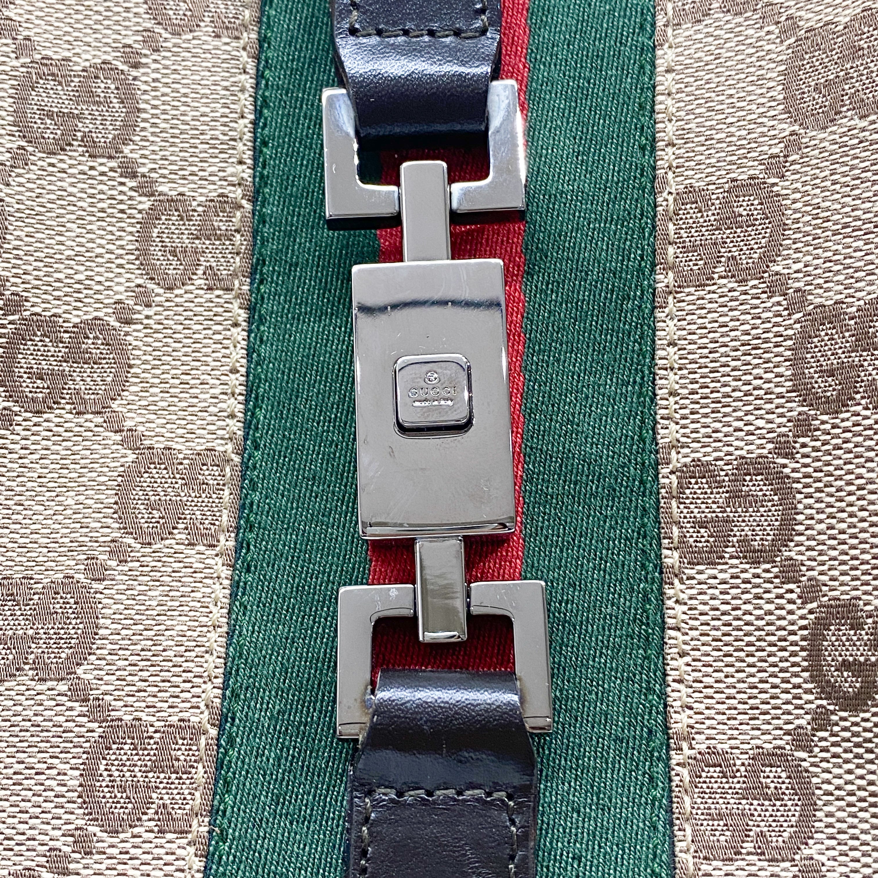 Jackie Multi-color Canvas Shoulder Bag