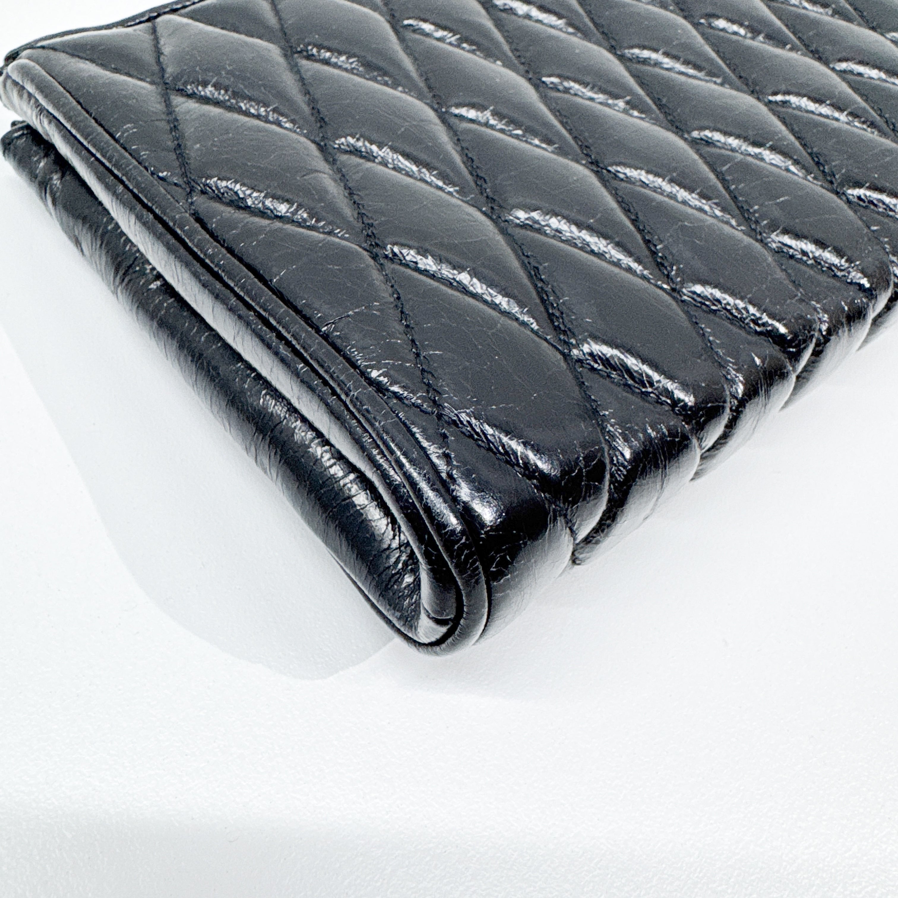 Vintage Black Leather Pouch