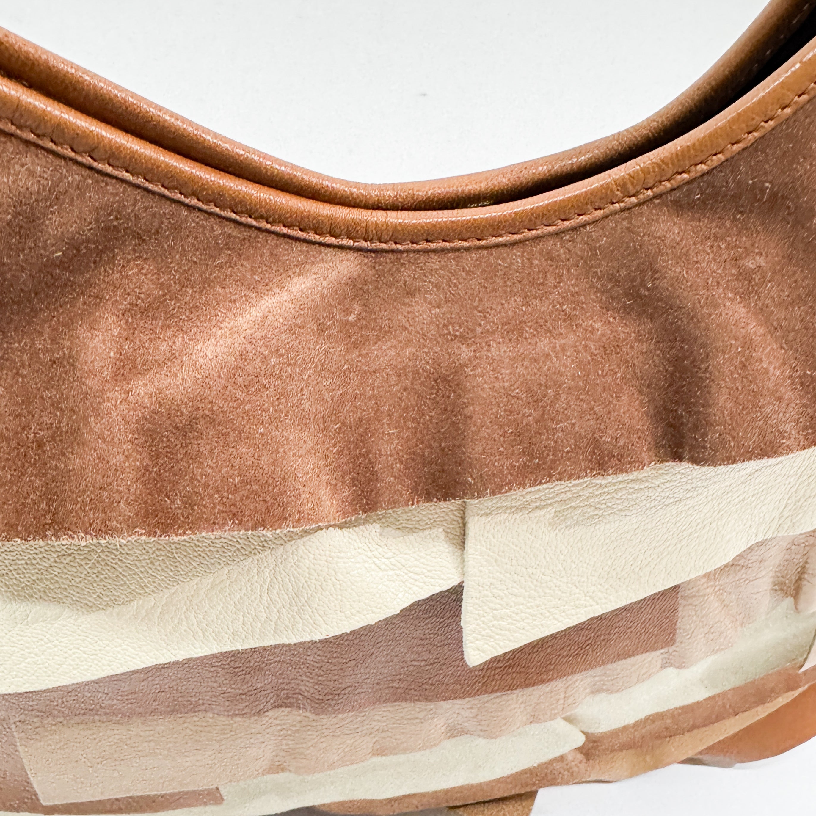 Saint Tropez Brown Leather Shoulder Bag