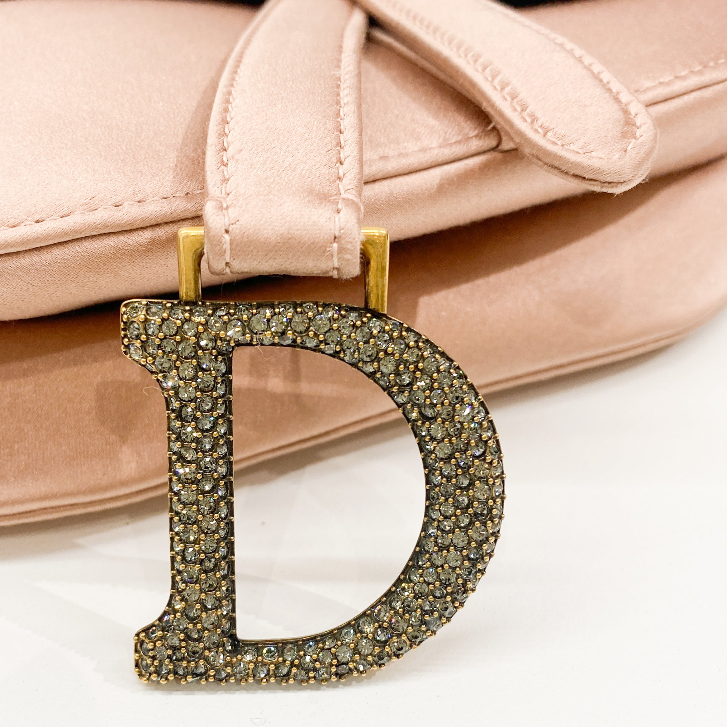 Saddle Bag Satin Rhinestone