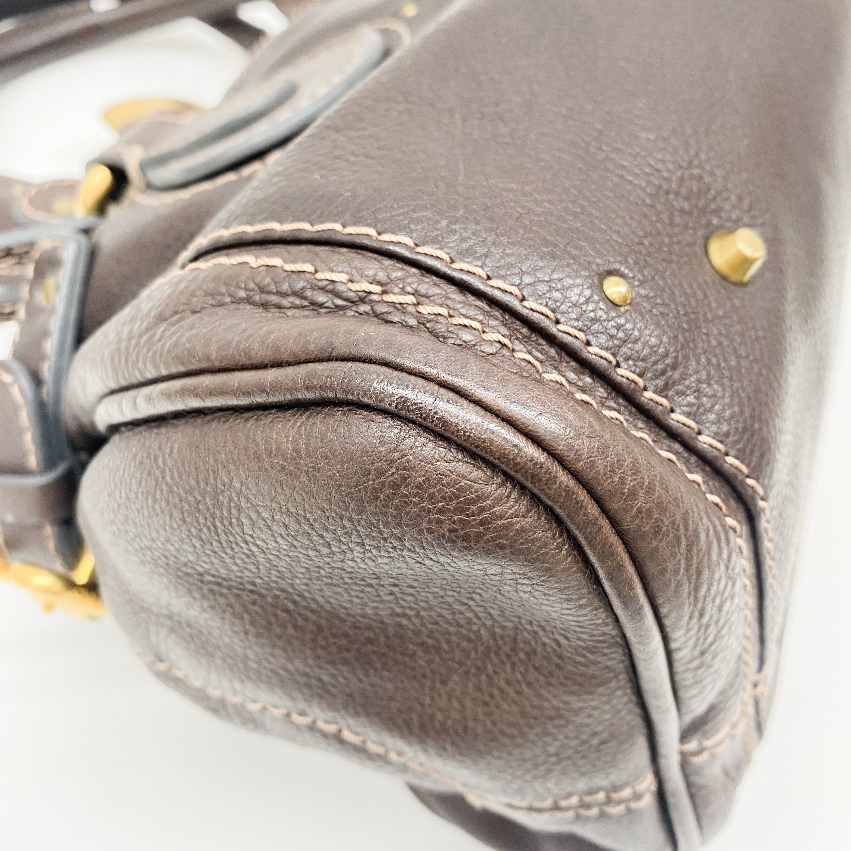 Paddington Brown Leather Shoulder Bag