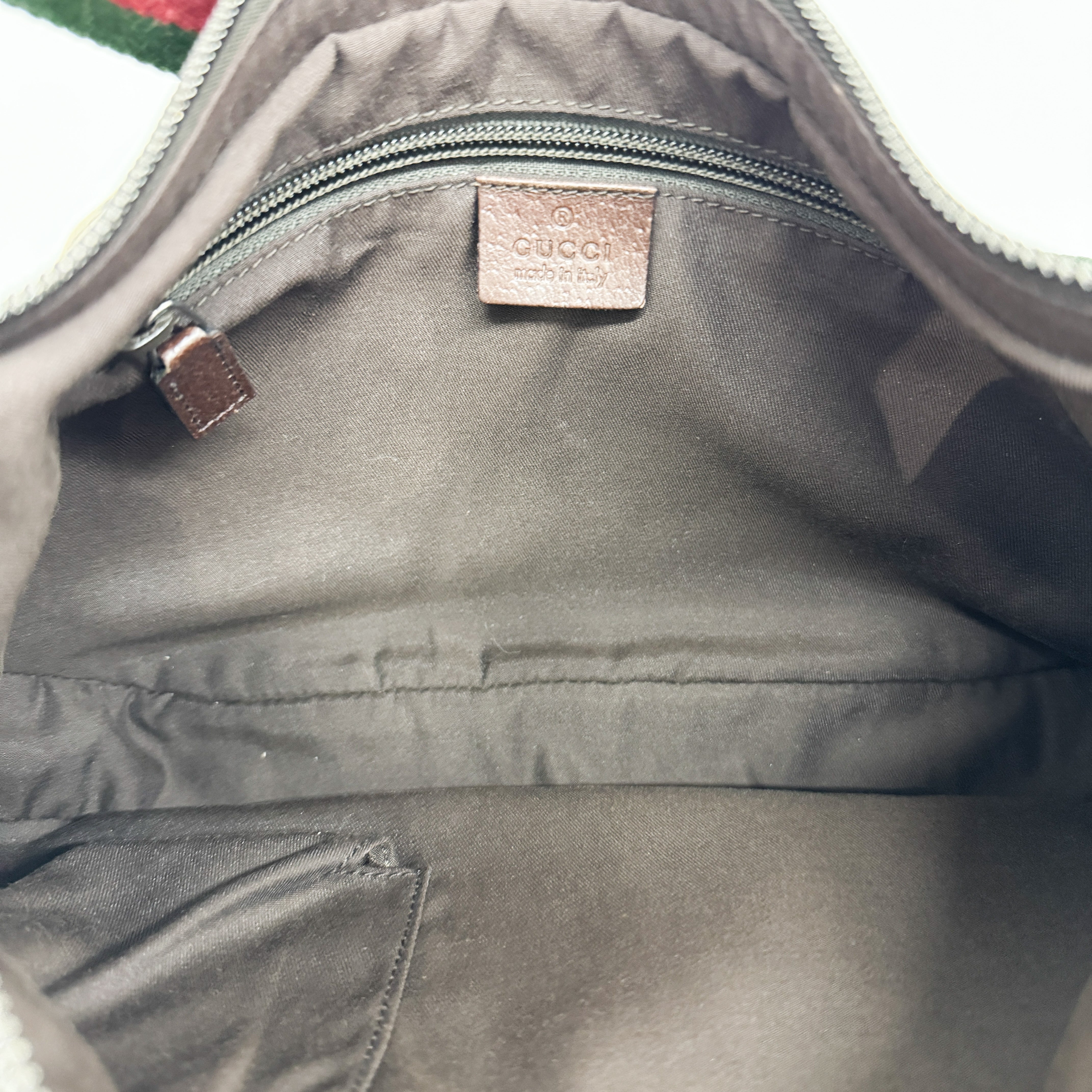 Vintage Brown Canvas Shoulder Bag