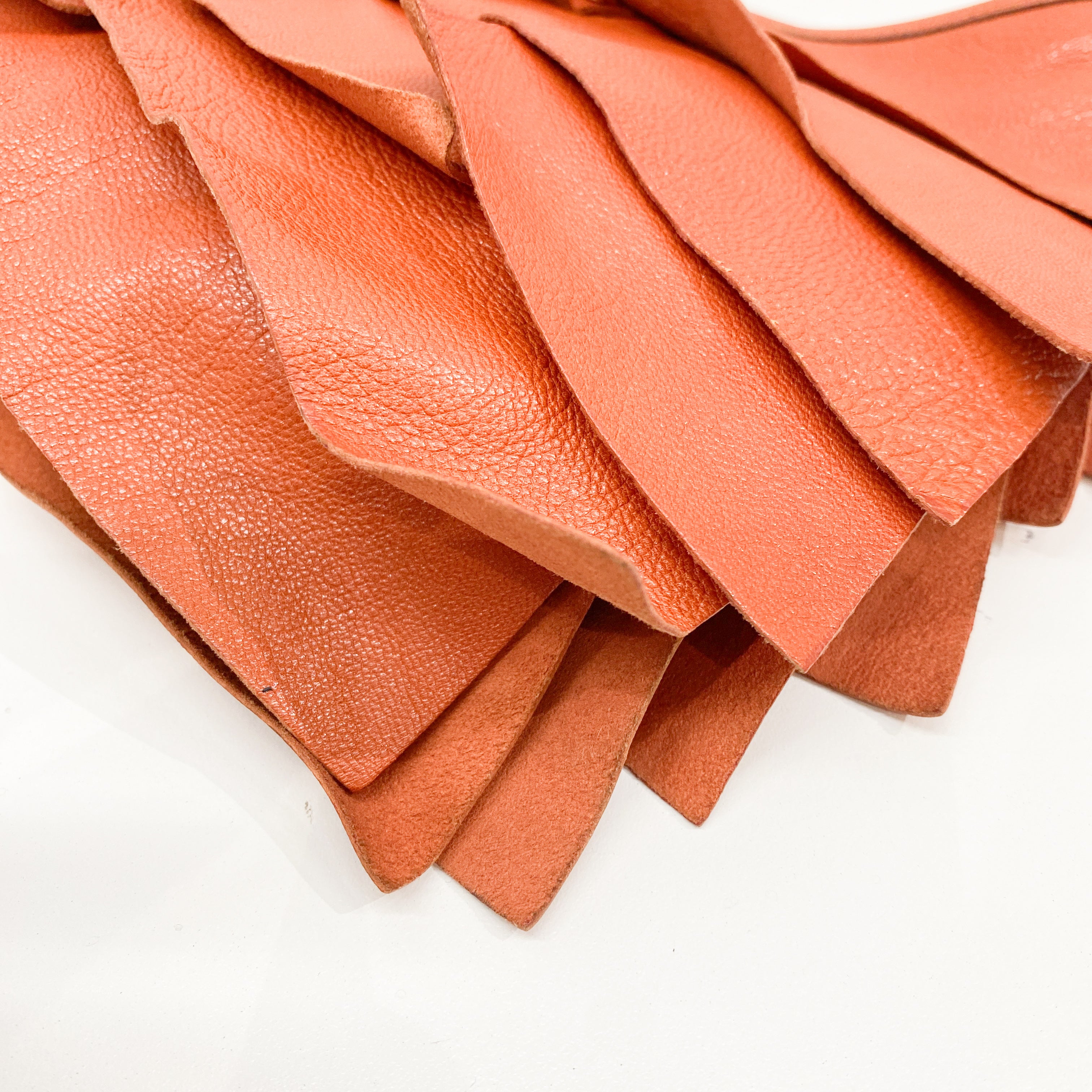 Saint Tropez Orange Leather Shoulder Bag