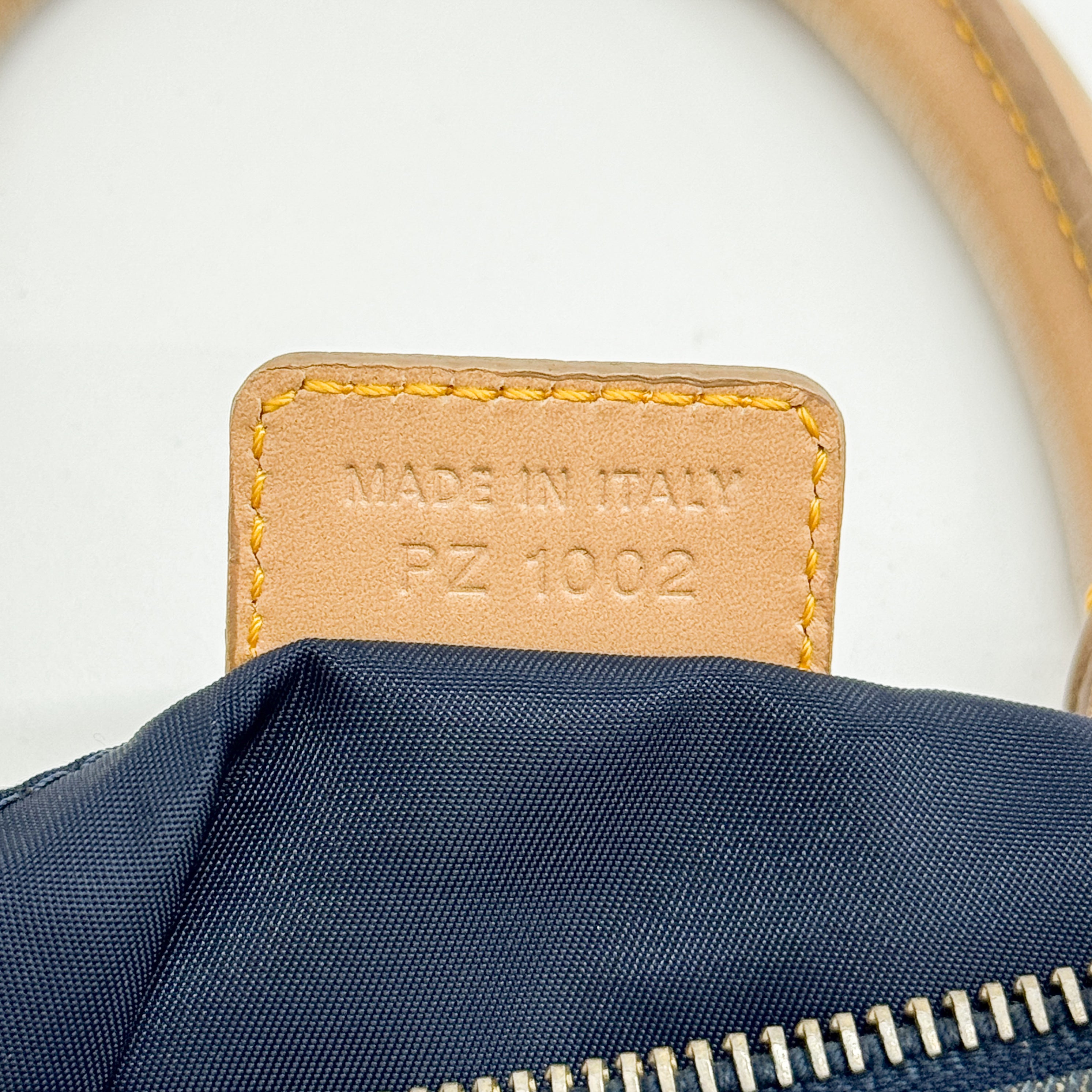 Mini Boston Blue Denim Hand Bag