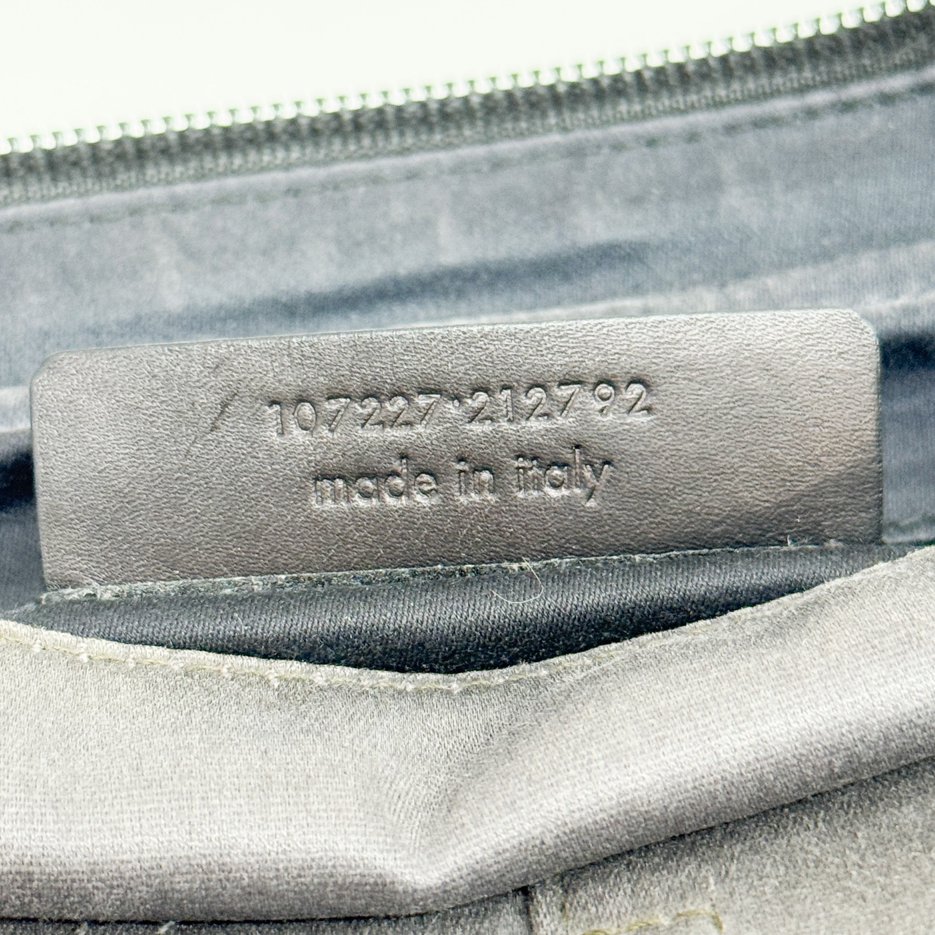 Mombasa Silver Cotton Shoulder Bag