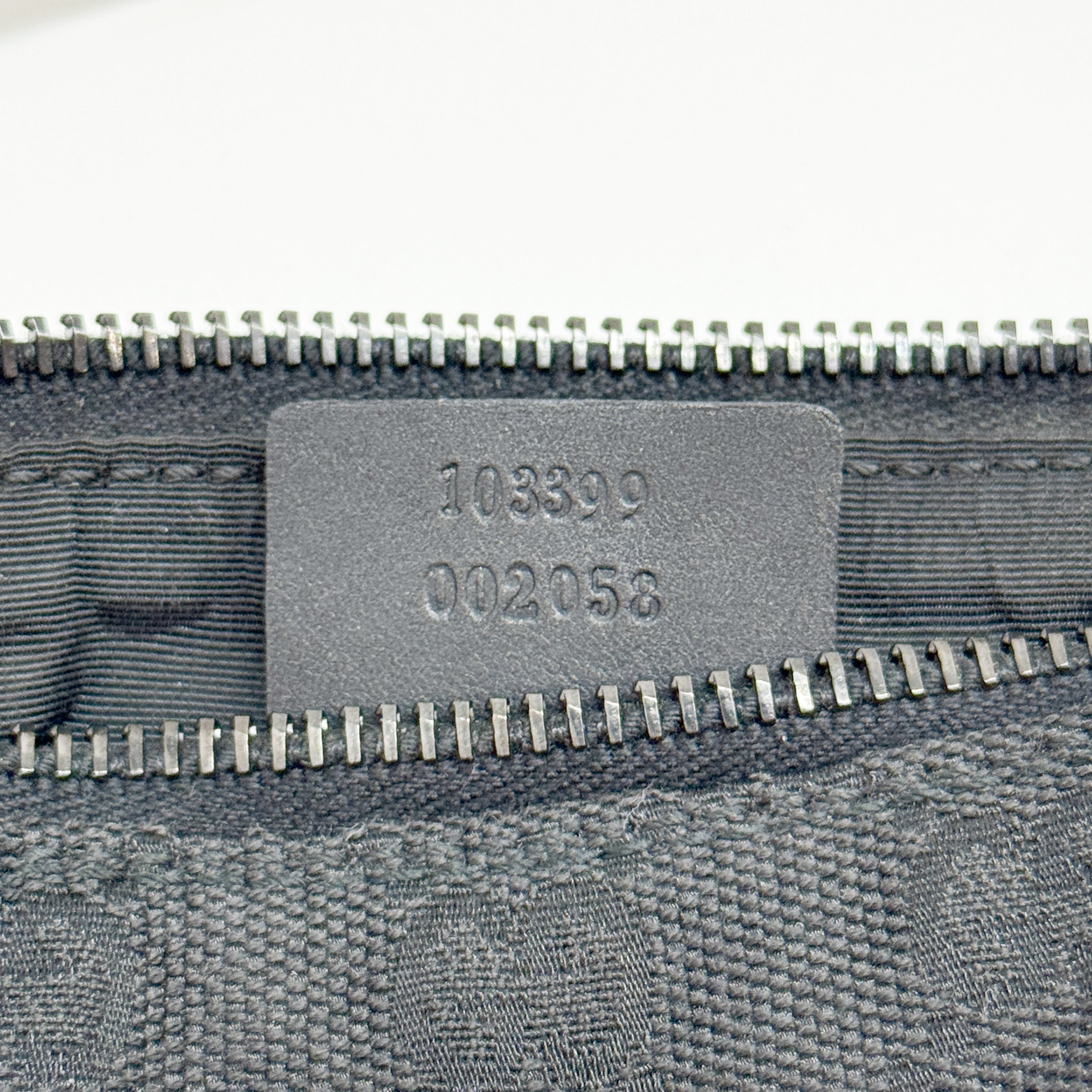 GG Canvas Black Pouch Bag