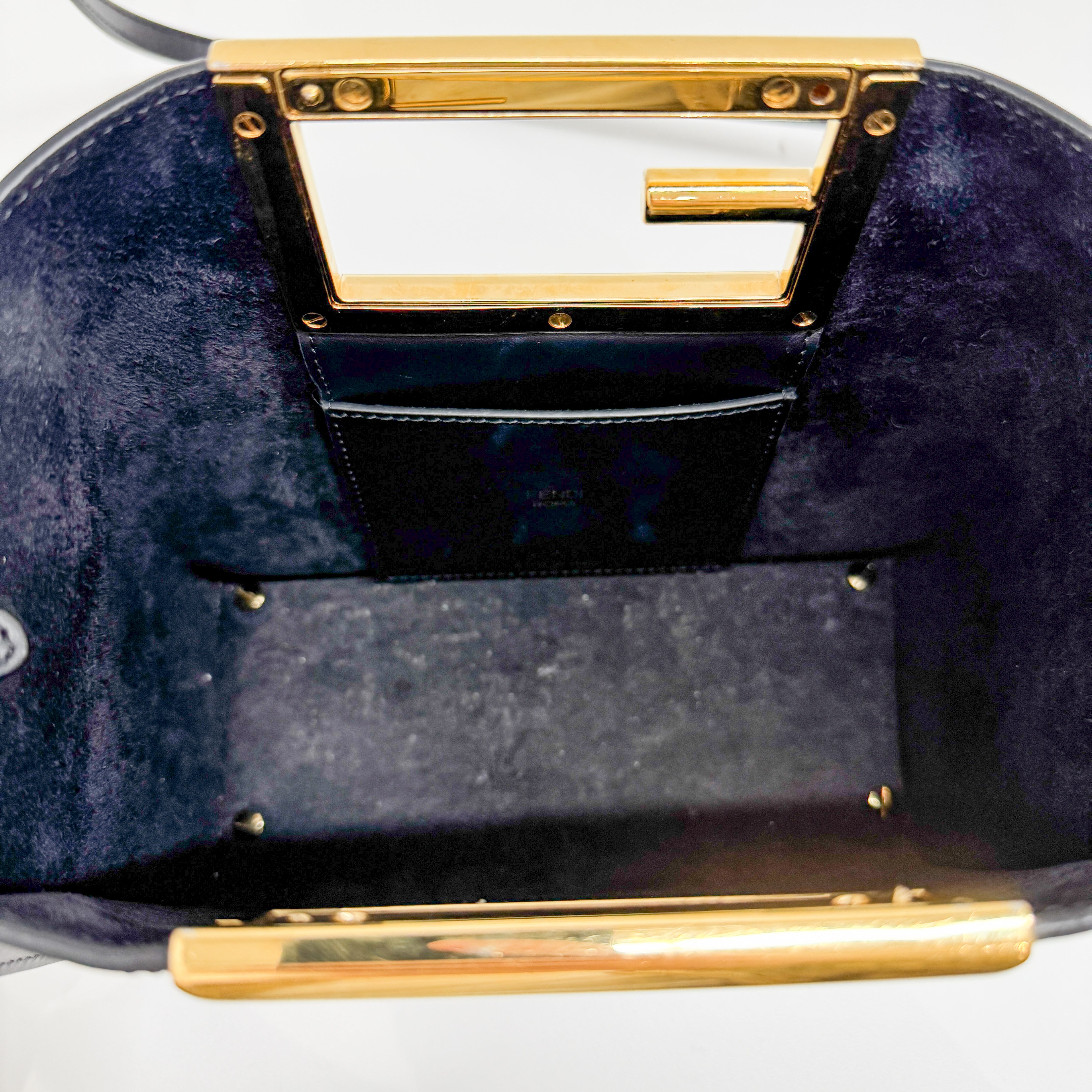 Black Leather Two Way Bag