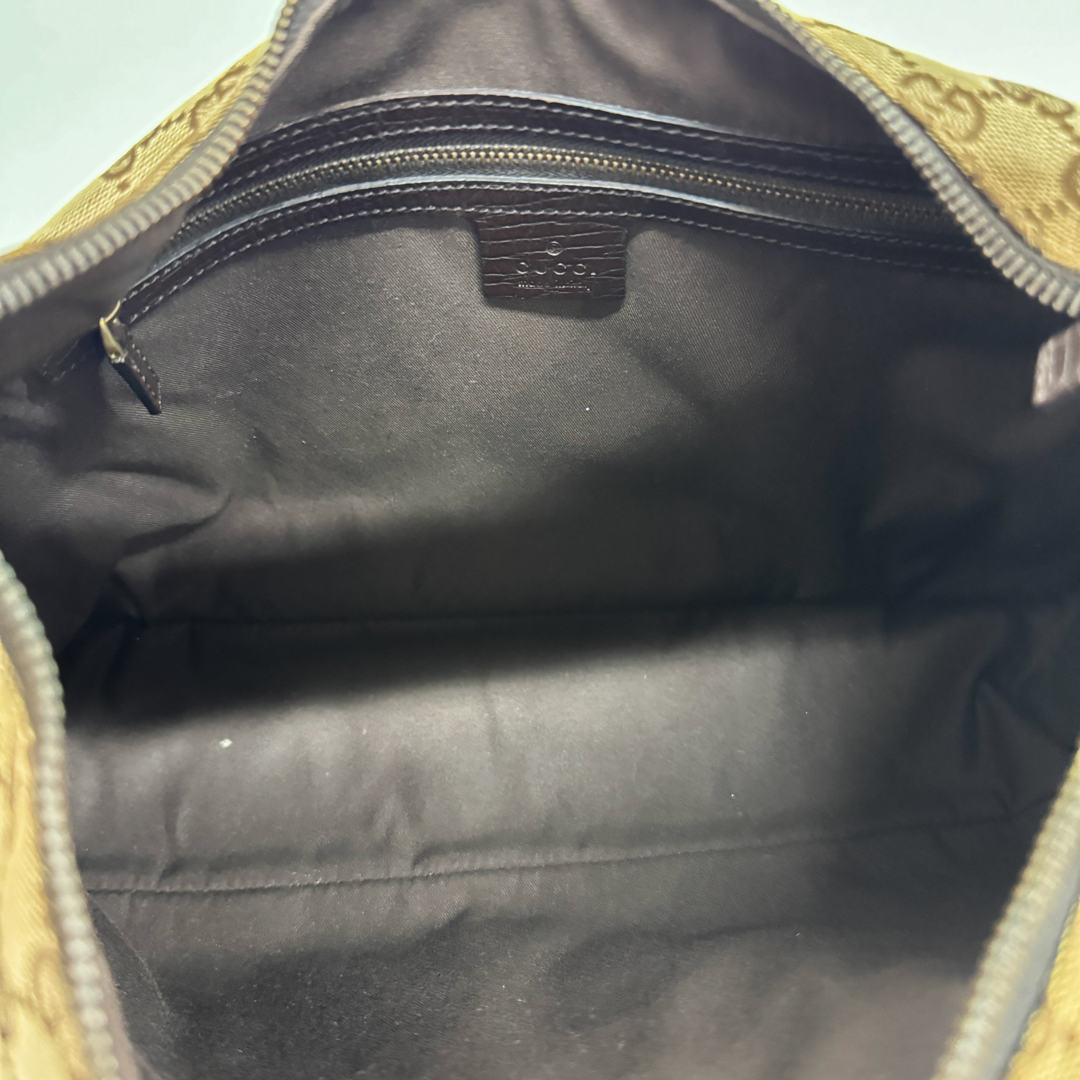 Horsebit Brown GG Canvas Hobo Bag