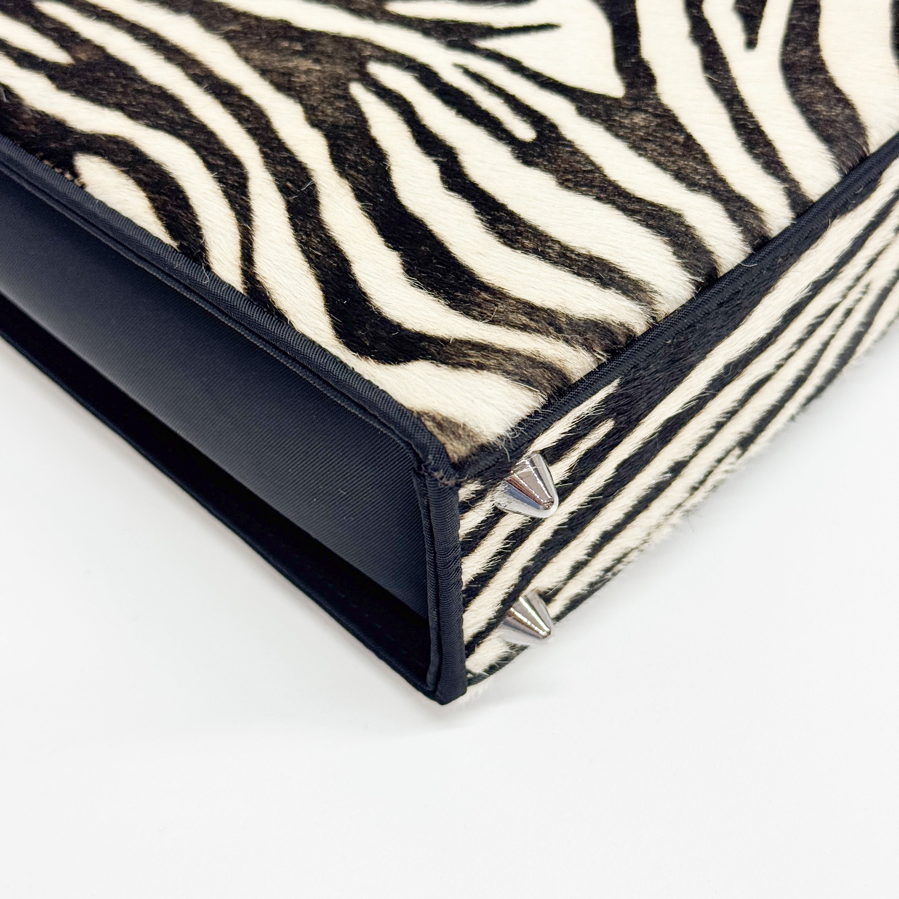 Cowhide Pony Hair Handle Bag