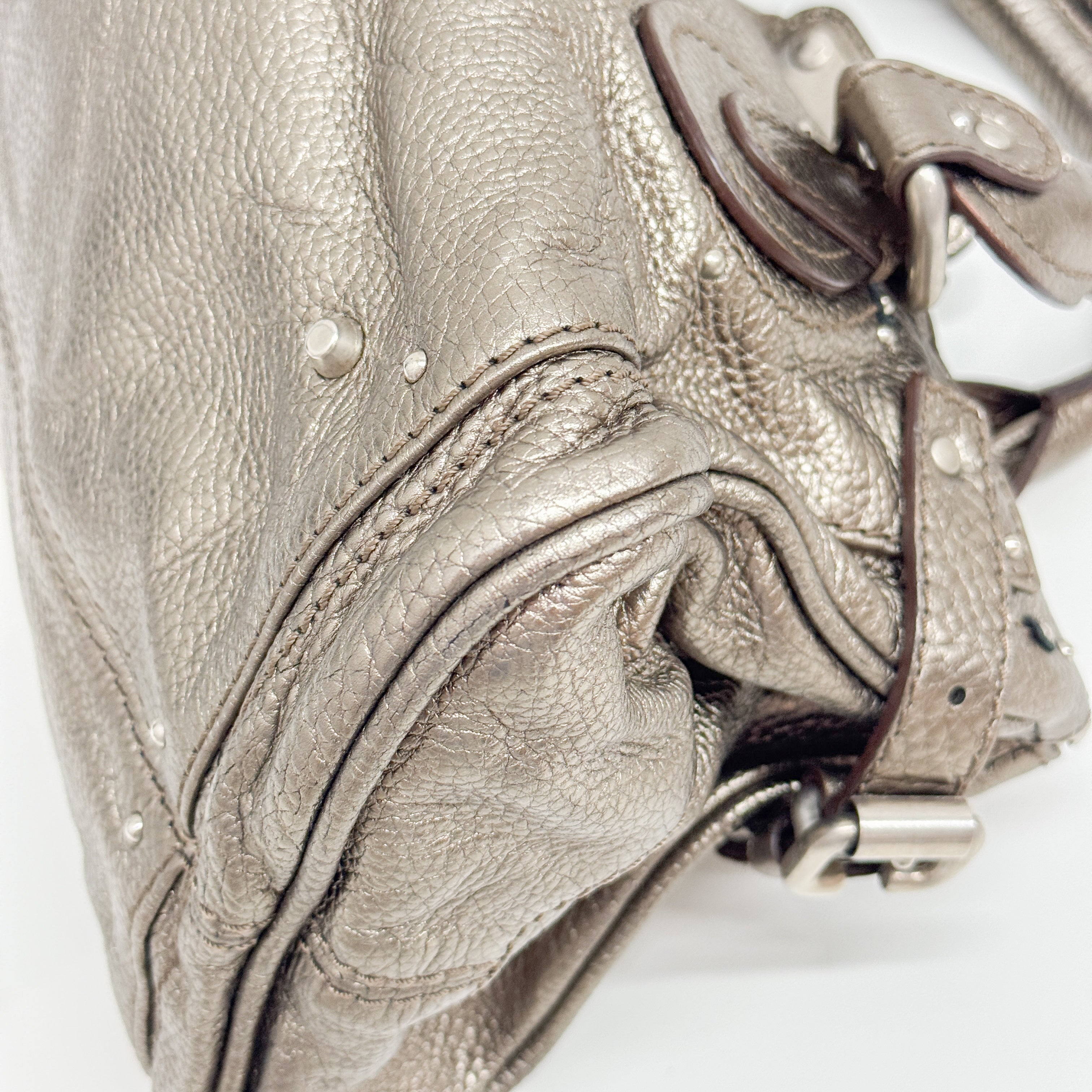 Paddington Bronze Leather Shoulder Bag