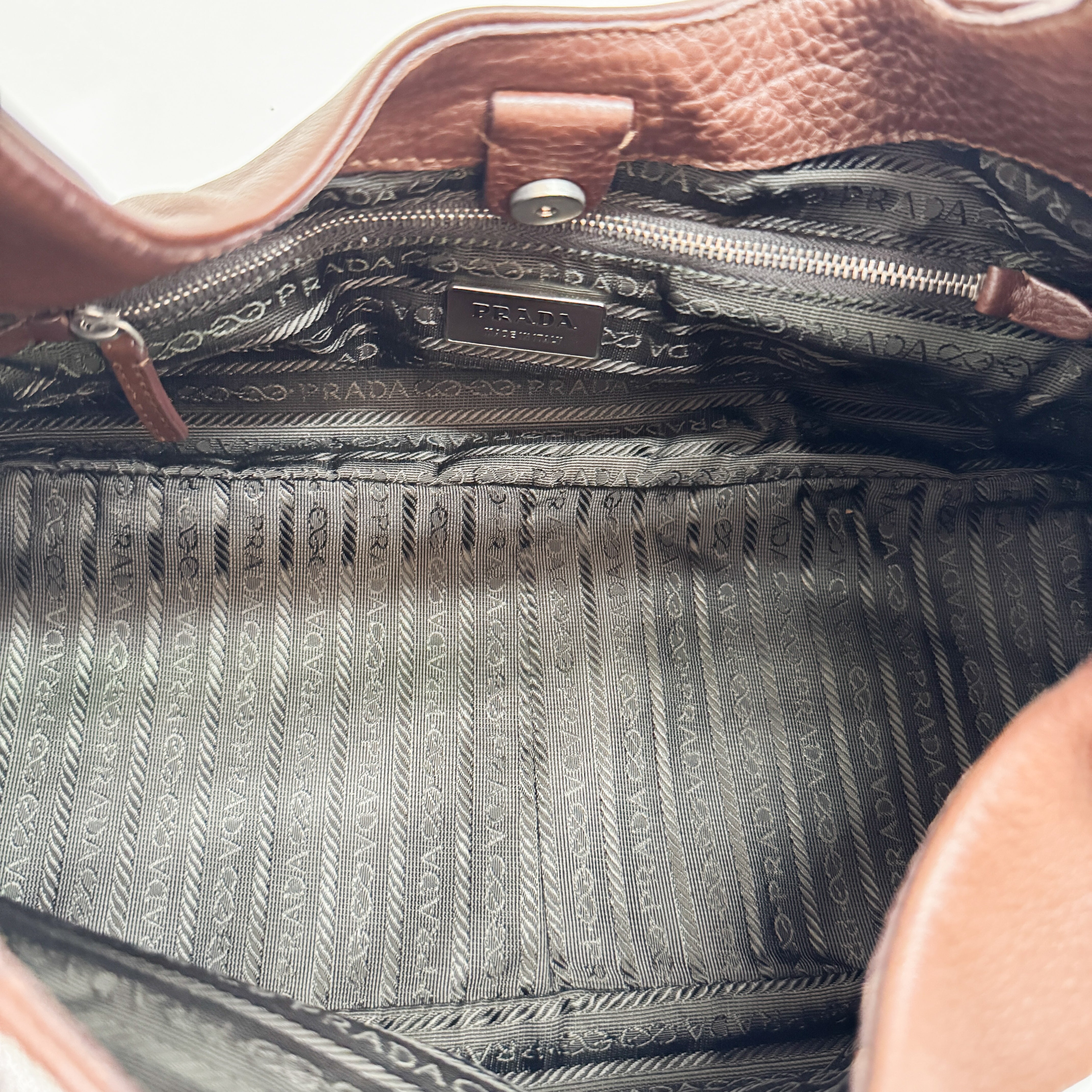Brown Leather Shoulder Bag