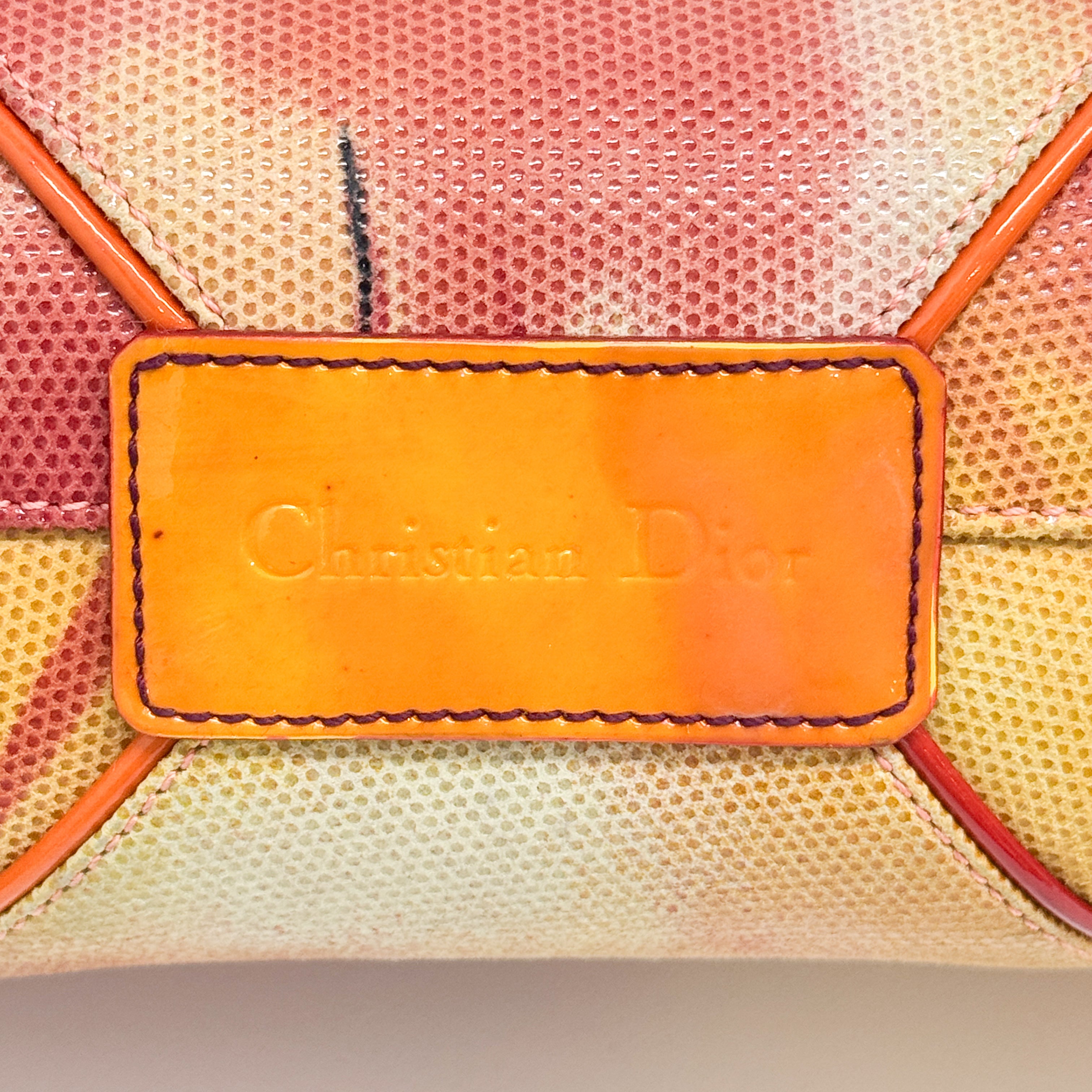 Vintage Orange  Cloth Shoulder Bag