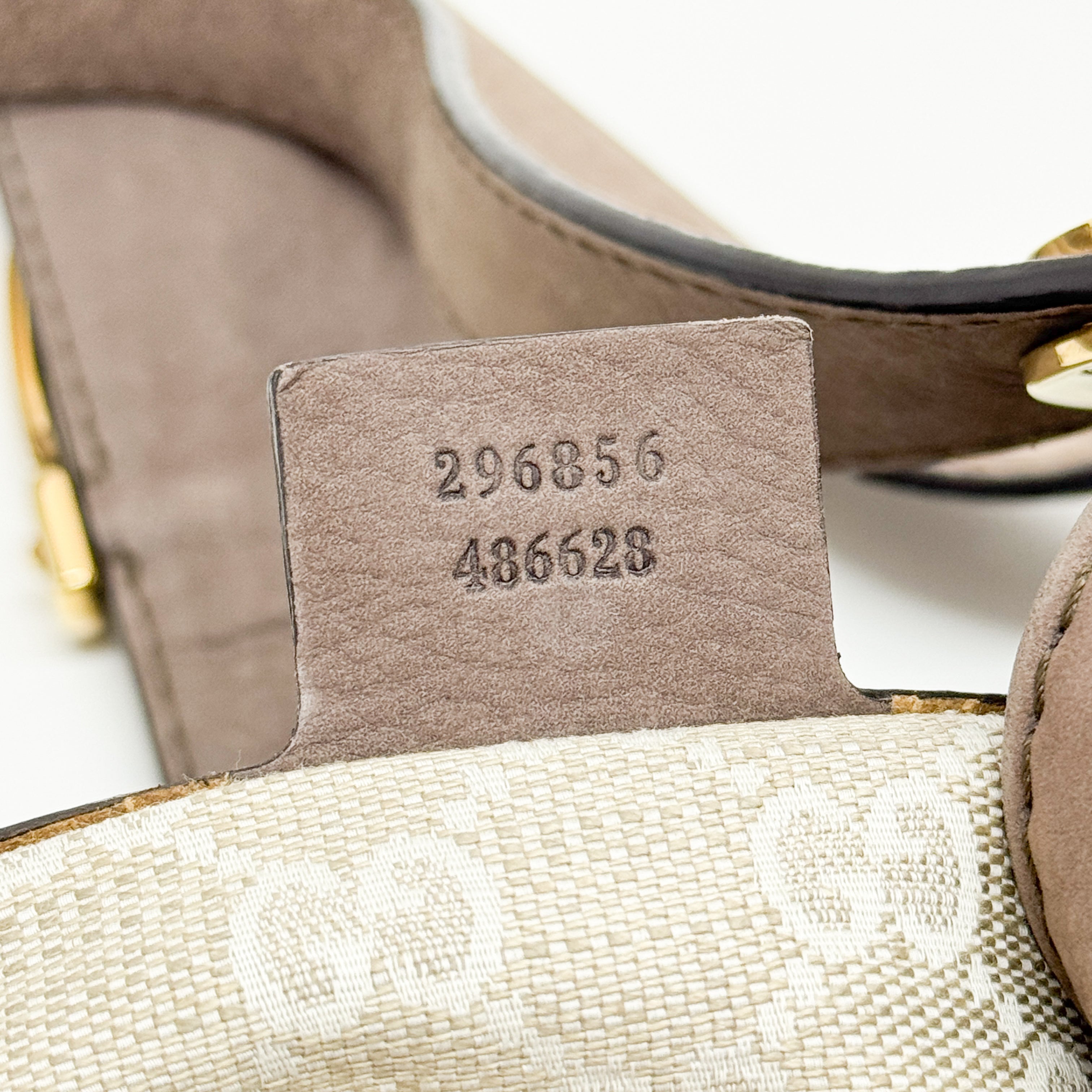 Stirrup Brown Nubuck Leather Shoulder Bag