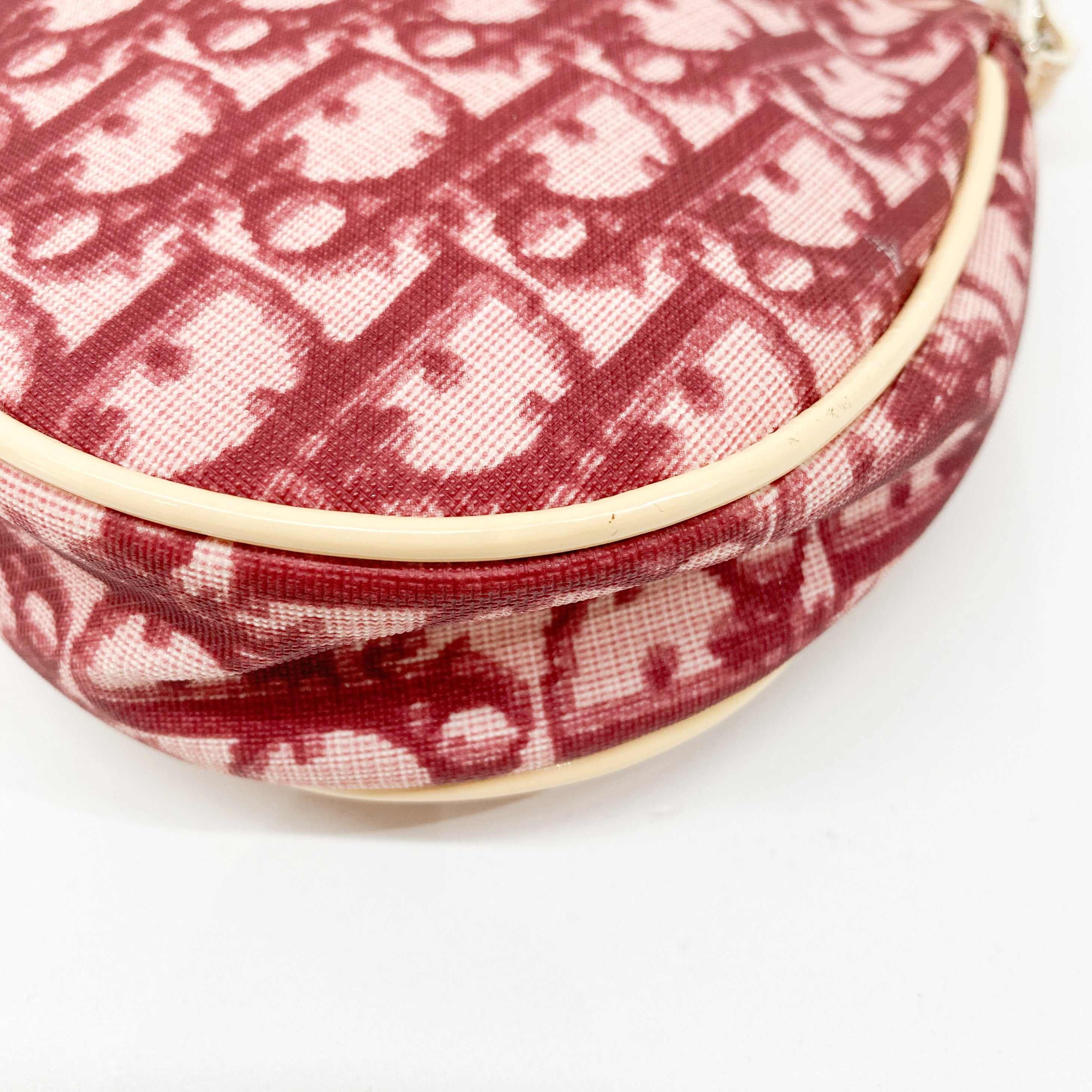 Saddle Red Trotter Canvas Shoulder Bag