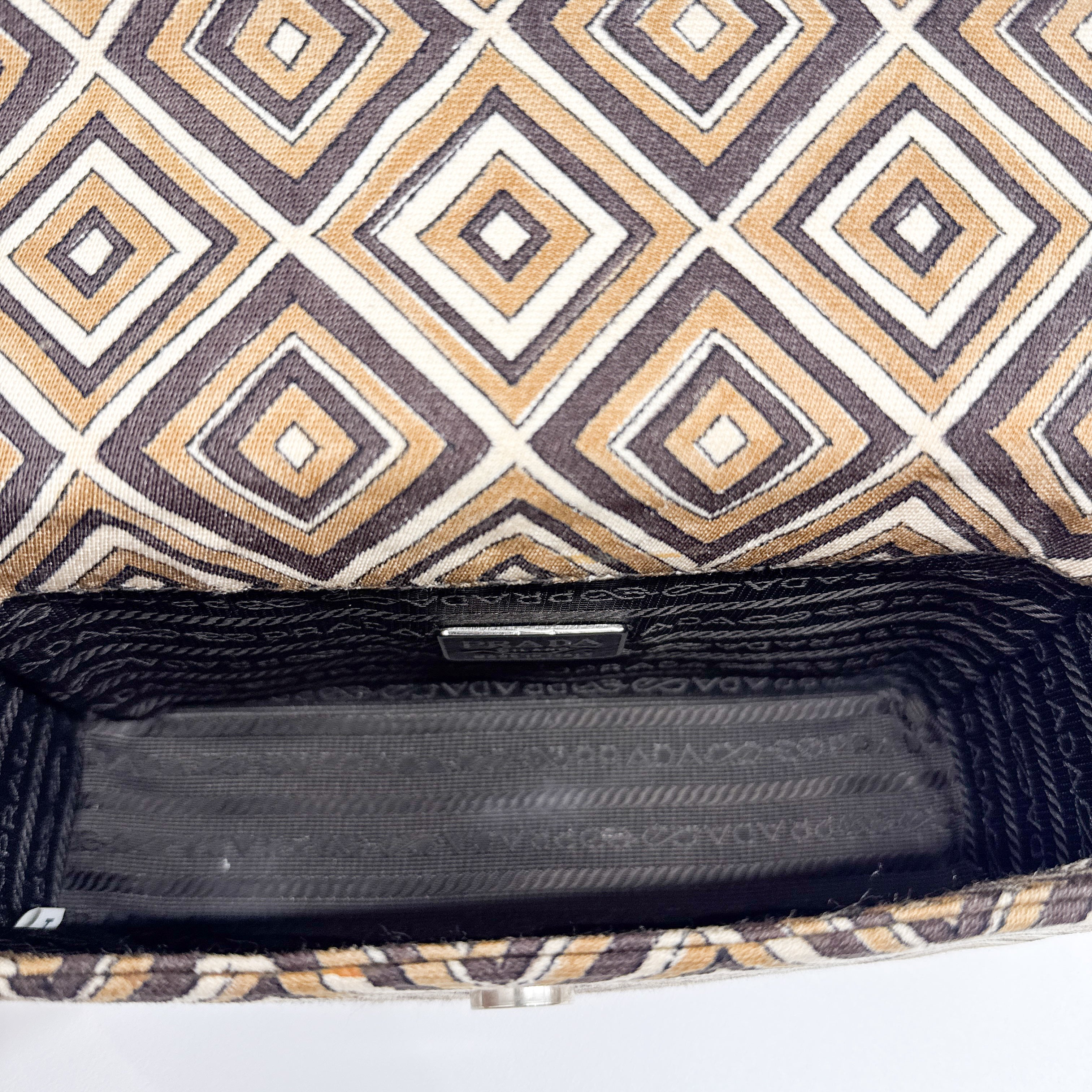 Brown Canvas Shoulder Bag