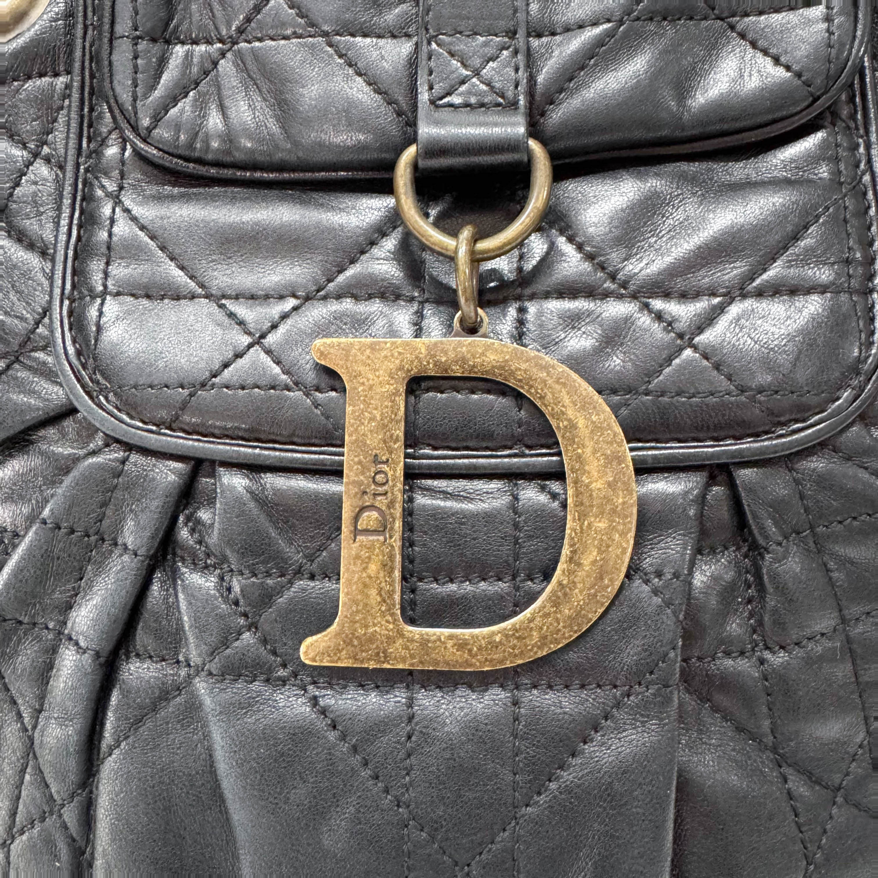 Black Leather Shoulder Bag