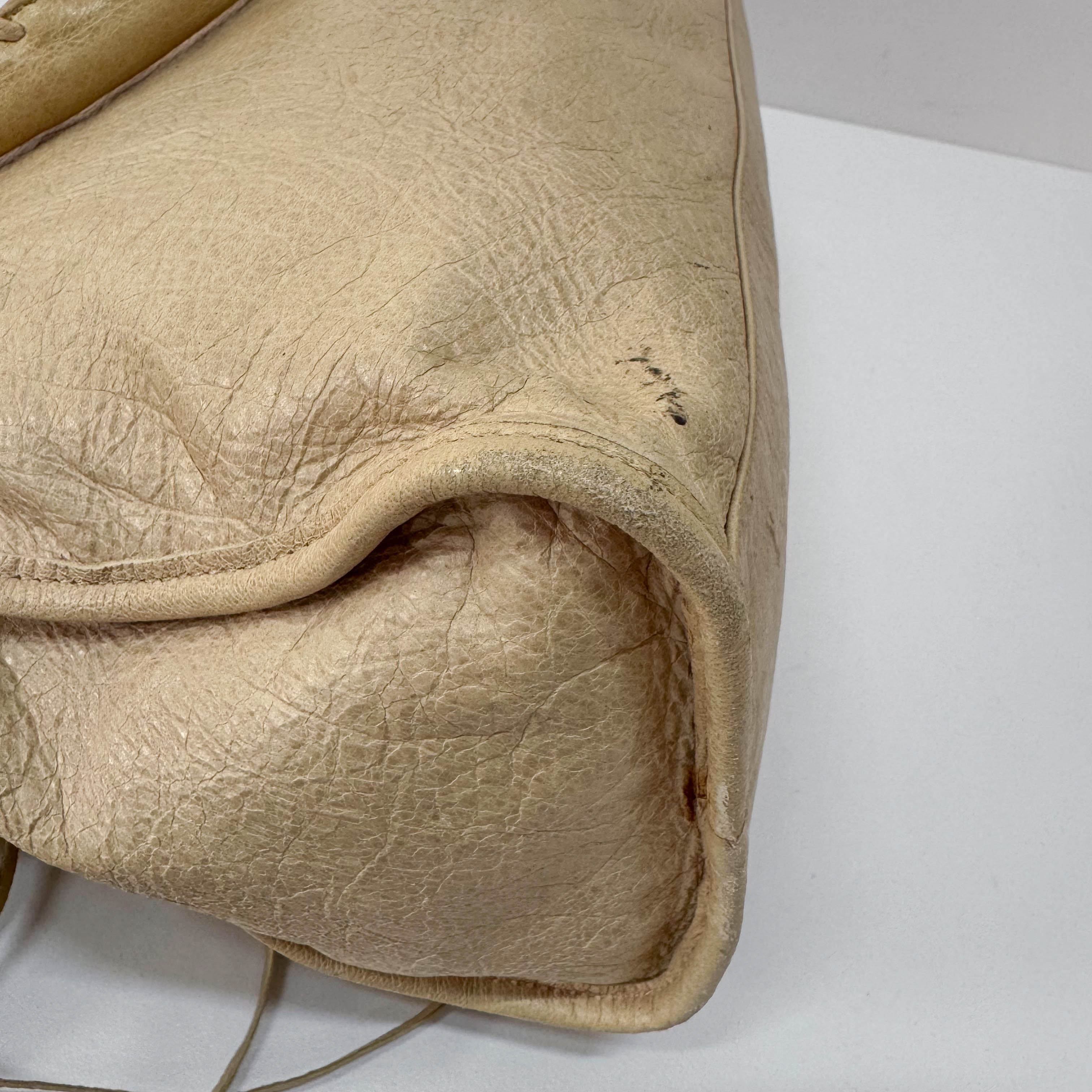 The City Green Leather Two Way Bag