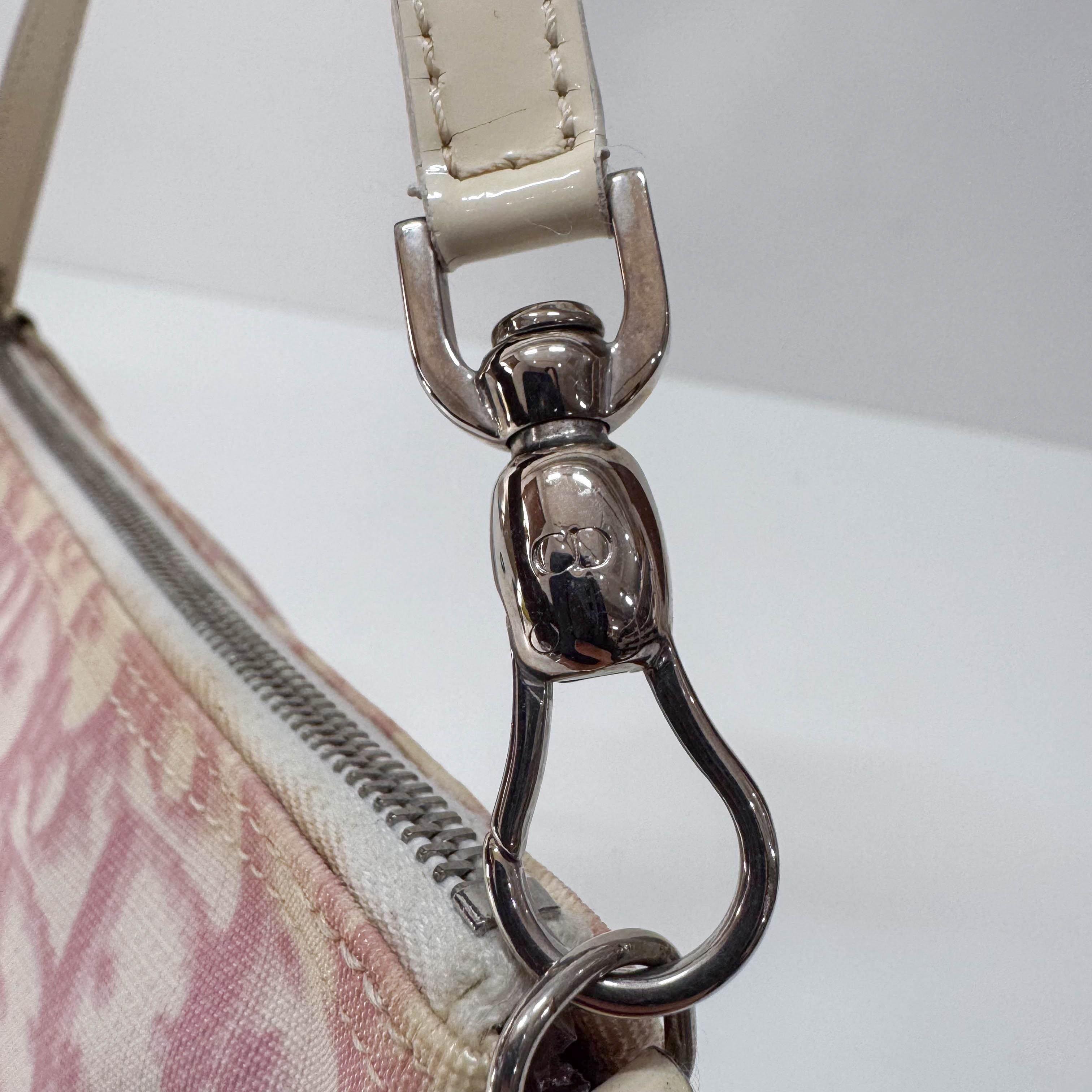 Saddle Trotter Pink Coated Canvas Shoulder Bag