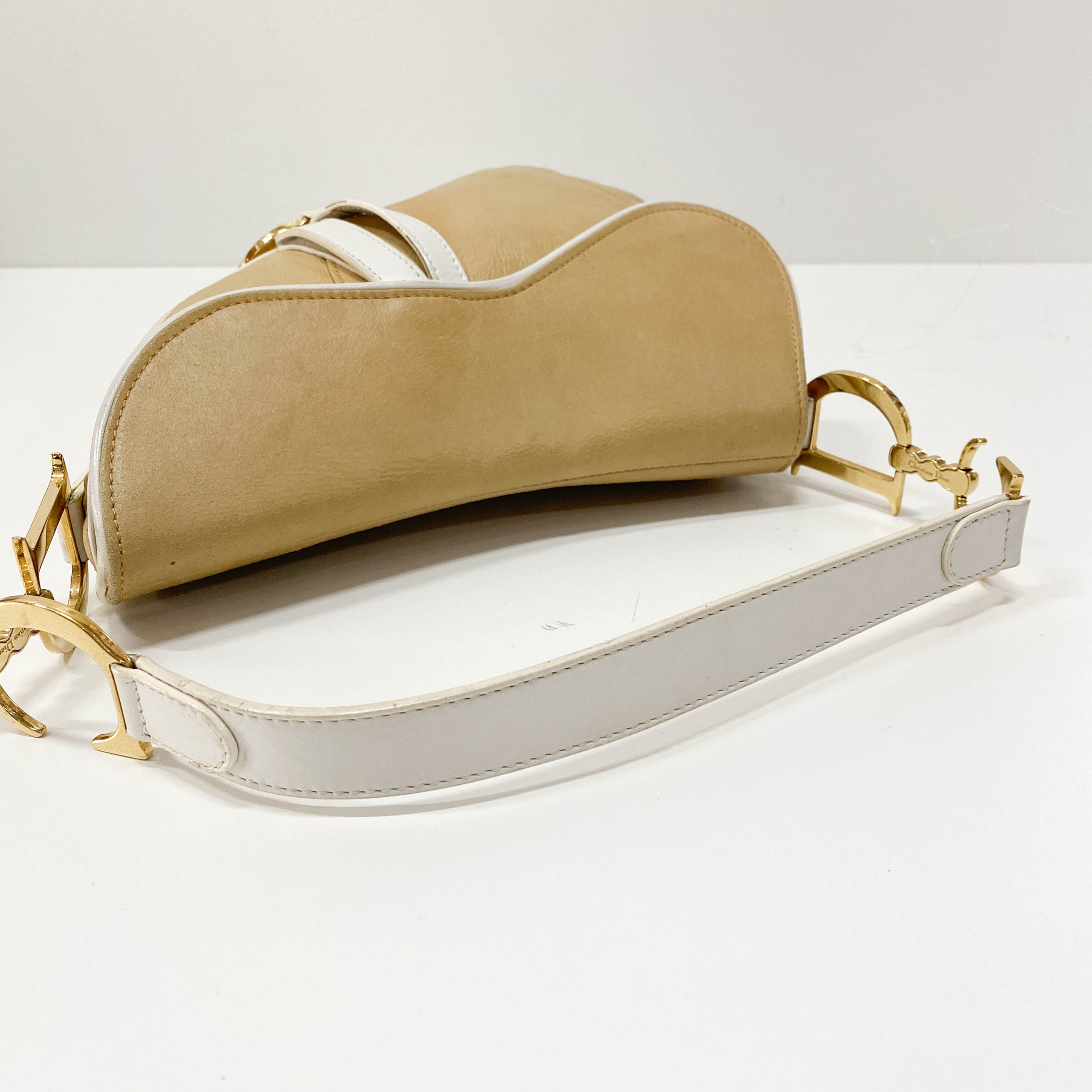 Saddle Brown Leather Shoulder Bag