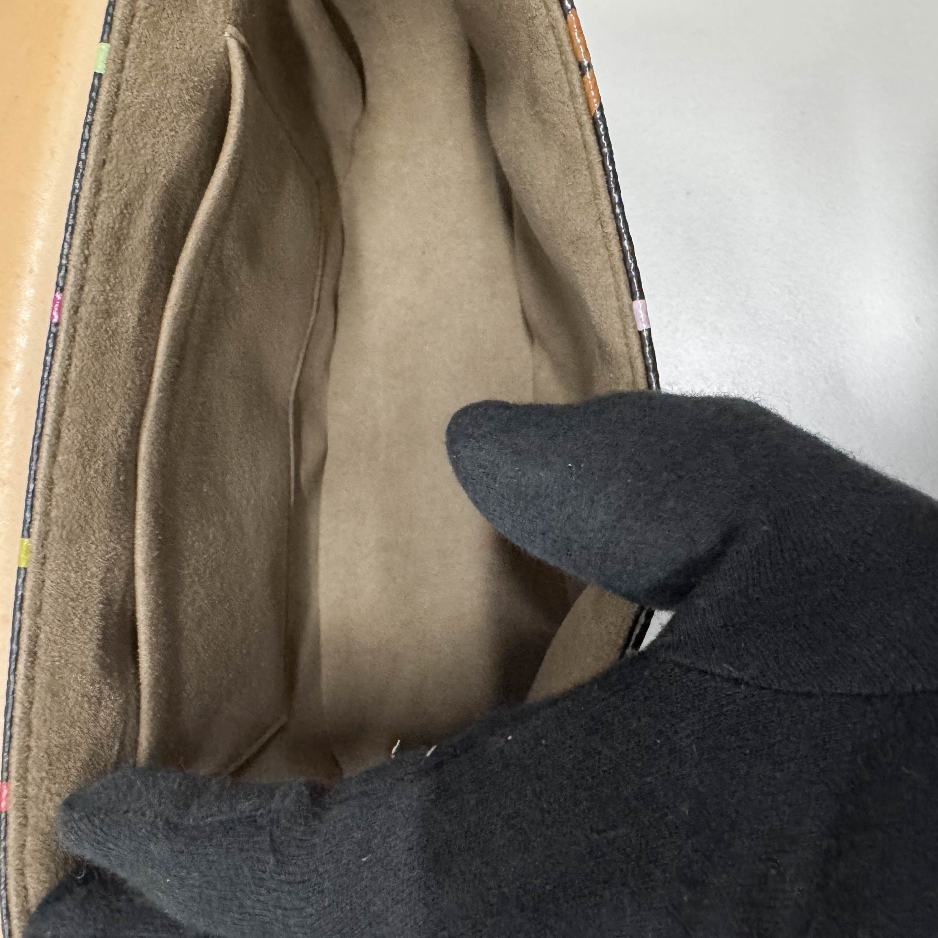 LV × Takashi Murakami Black Multi Colour Sologne Crossbody Bag