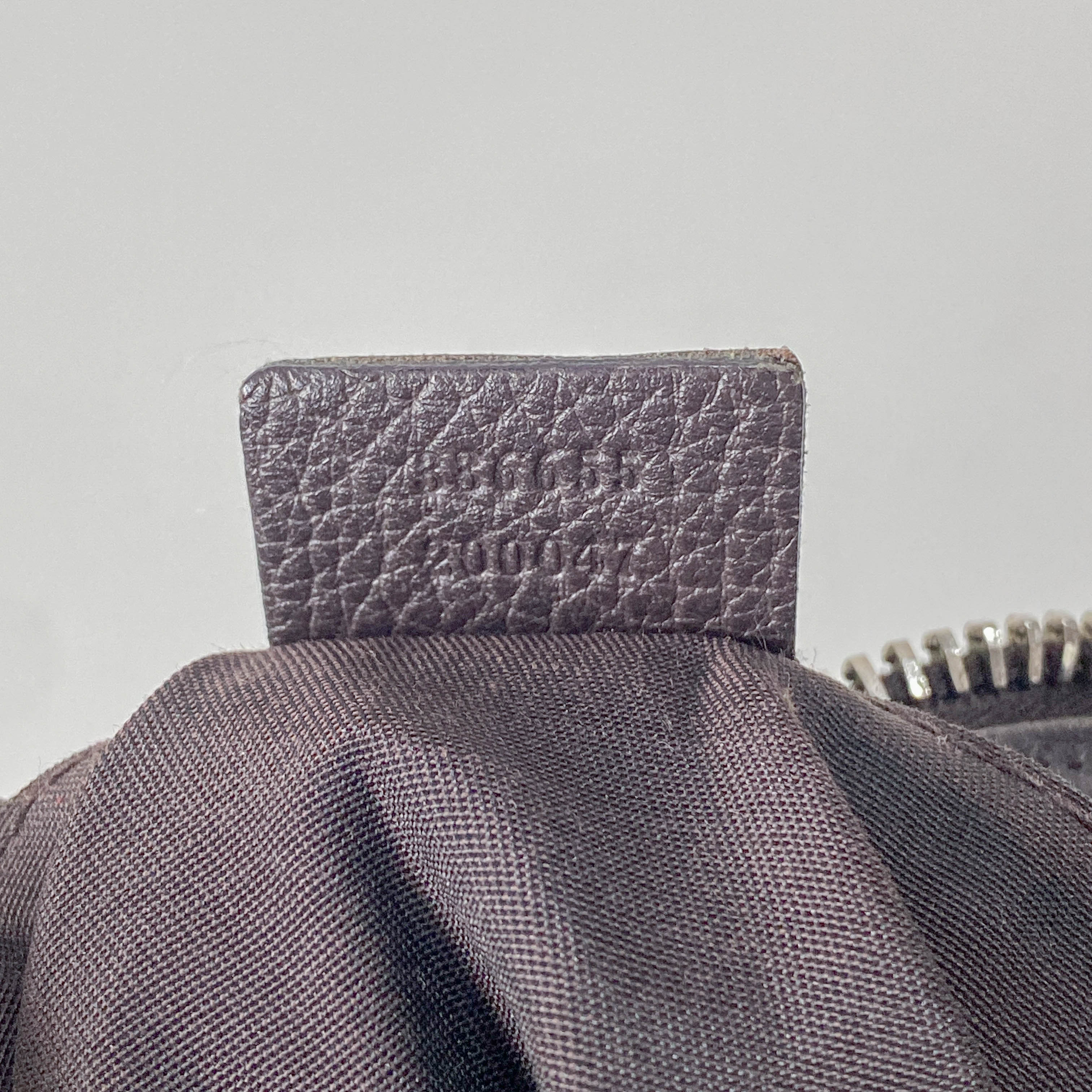 Black Leather Hobo Shoulder Bag