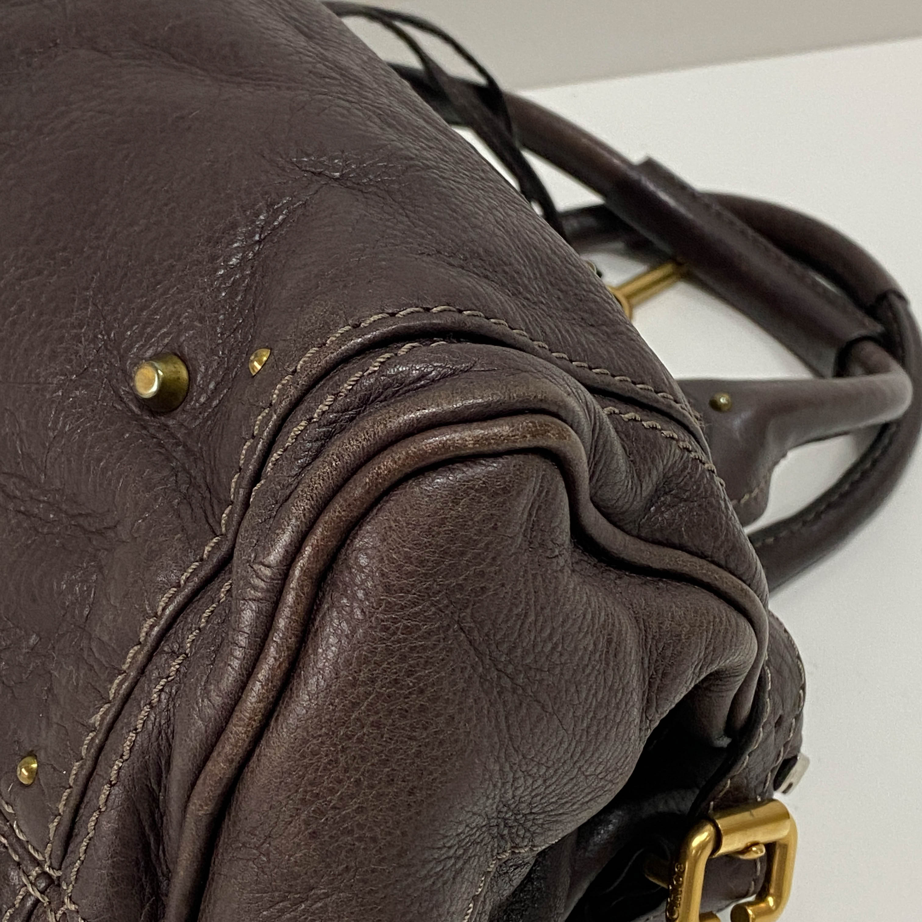 Paddington Brown Leather Handbag