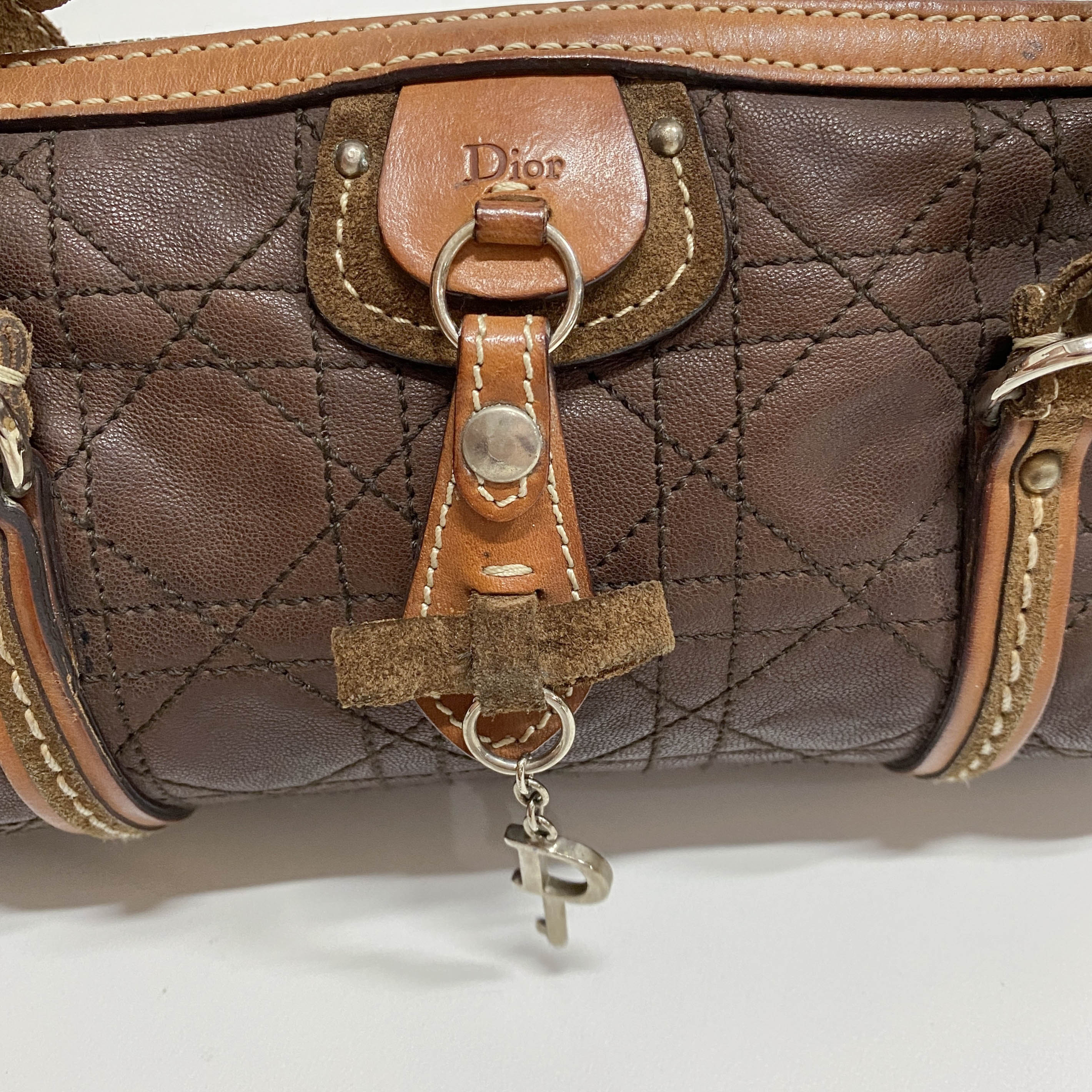 Vintage Brown Leather Hand Bag