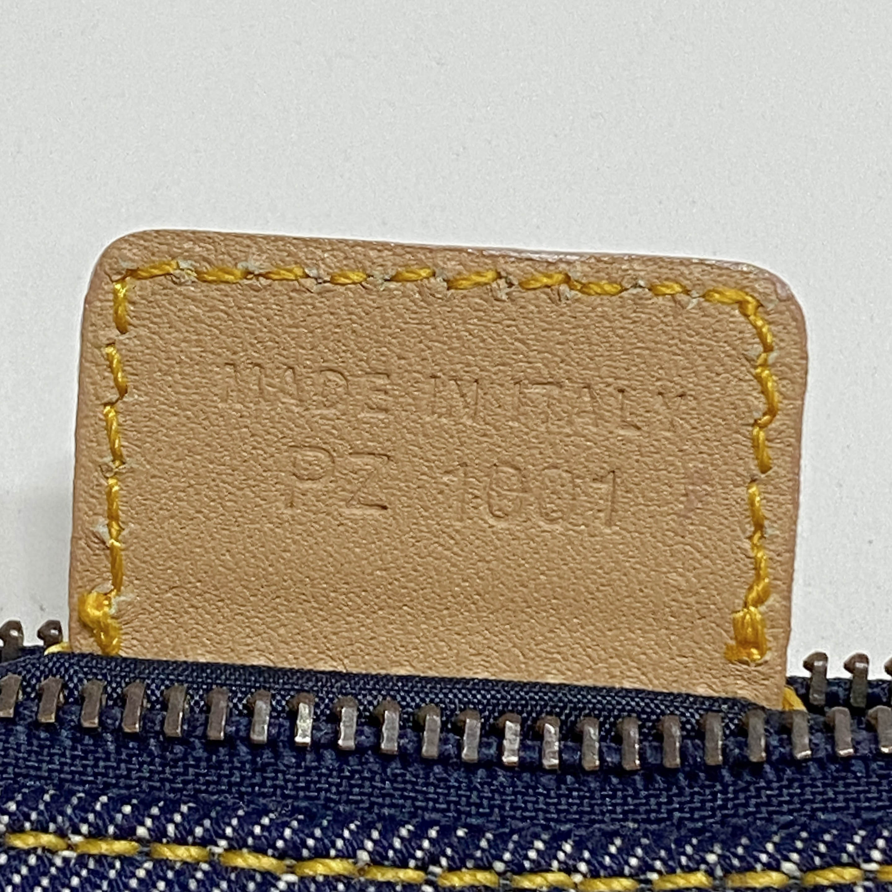 Saddle Denim Shoulder Bag