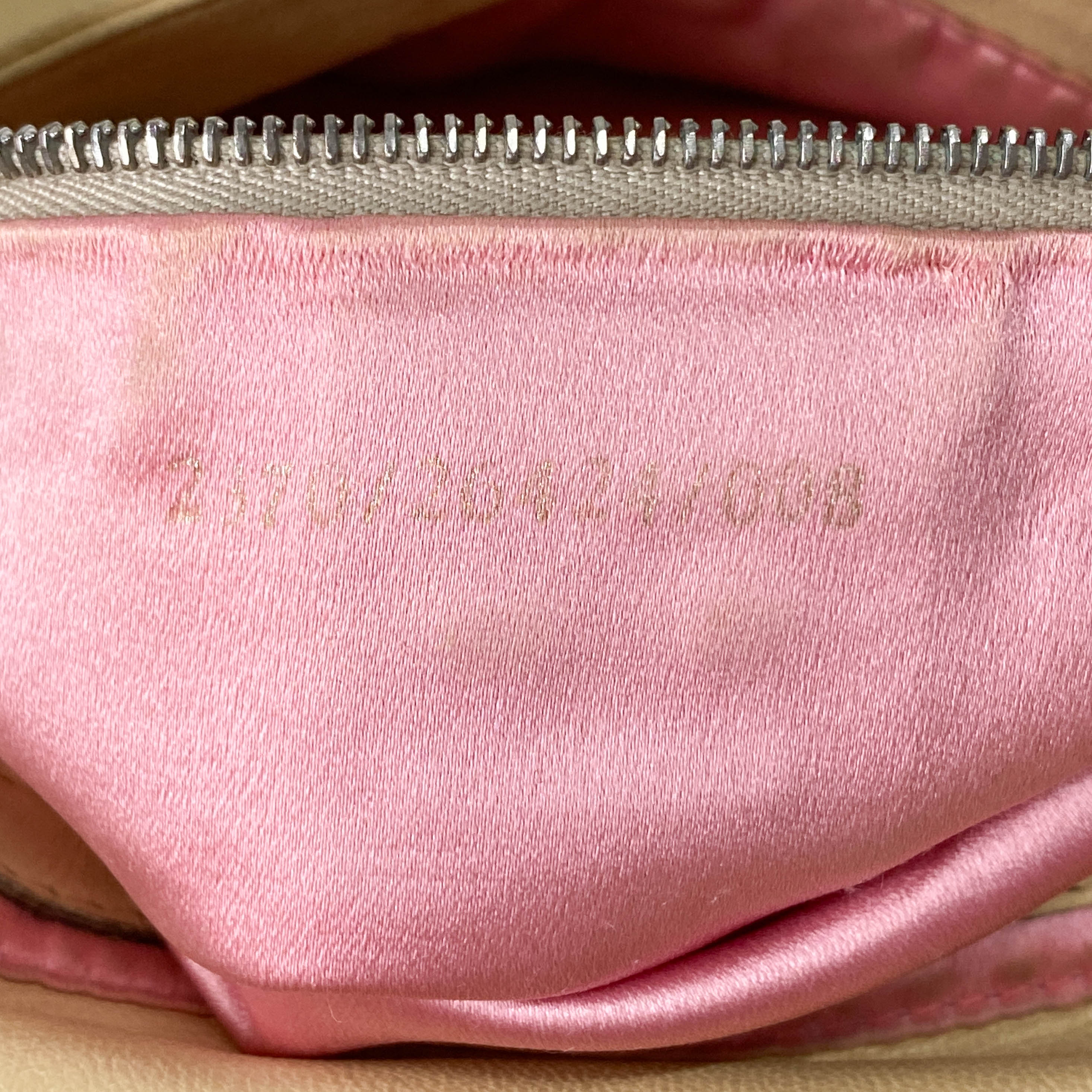 Baguette Beige Leather Shoulder Bag