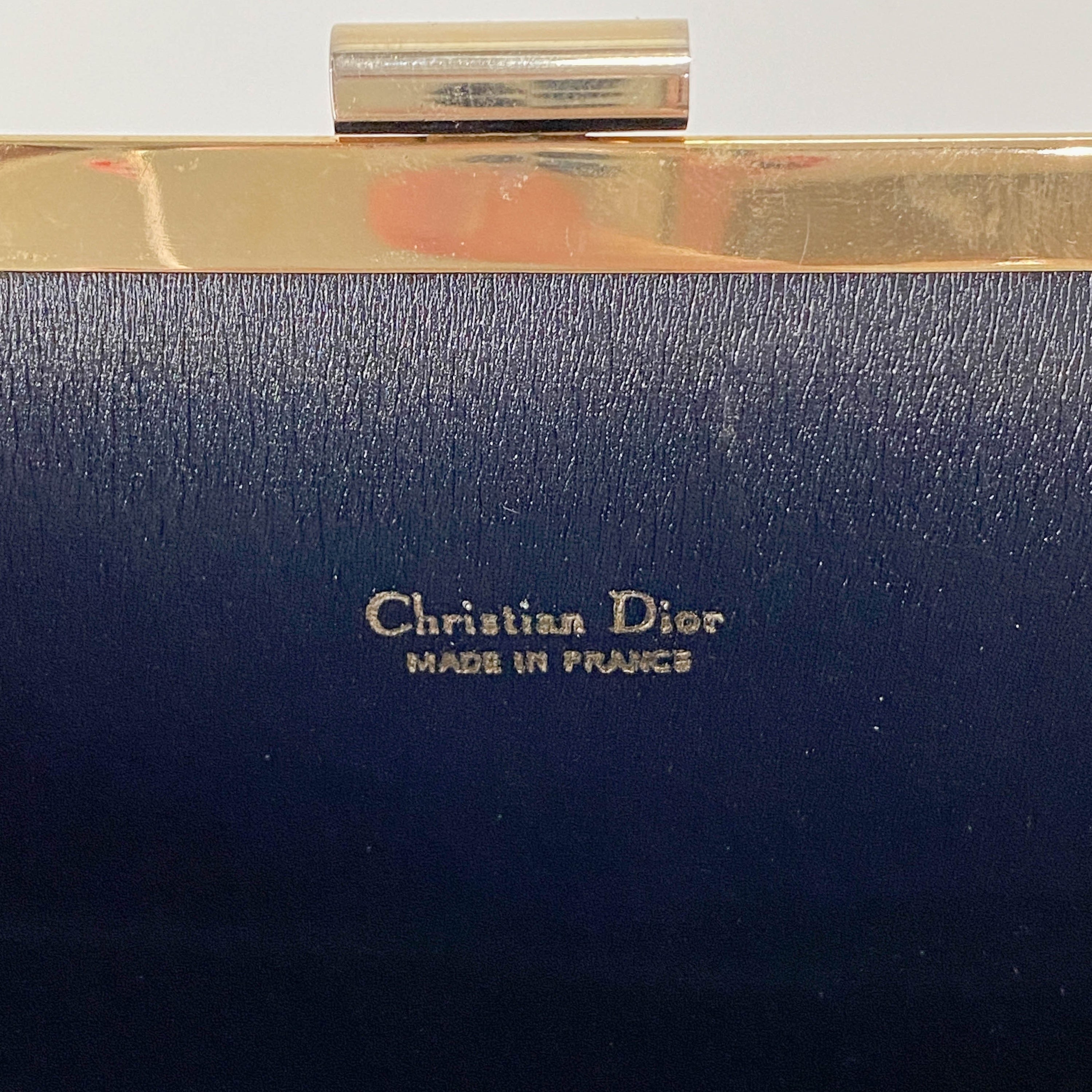 Vintage Black Canvas Hand Bag