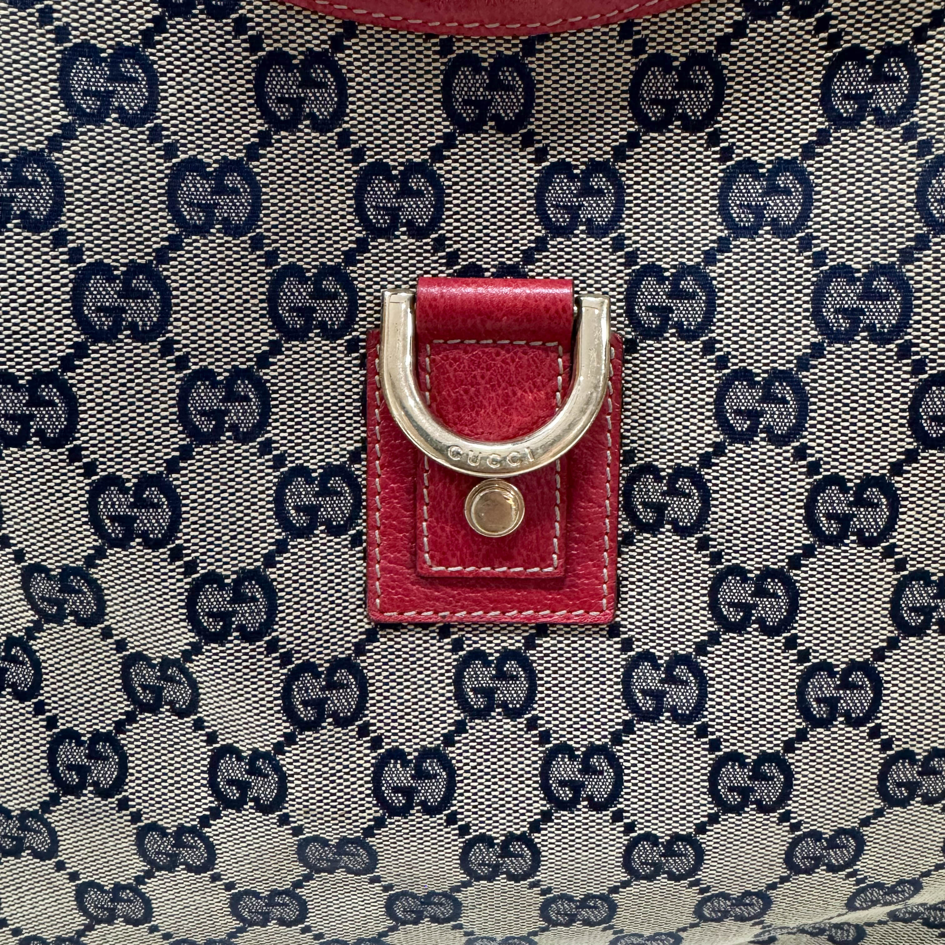 GG Canvas D-Ring Abbey Hobo Bag