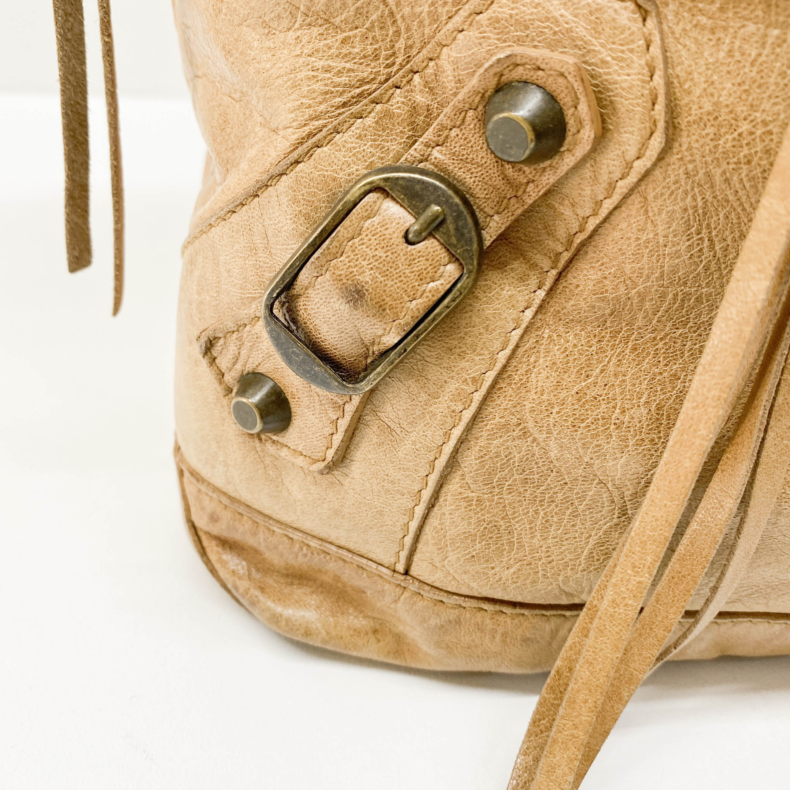 The Day Brown Calfskin Leather Hobo Bag