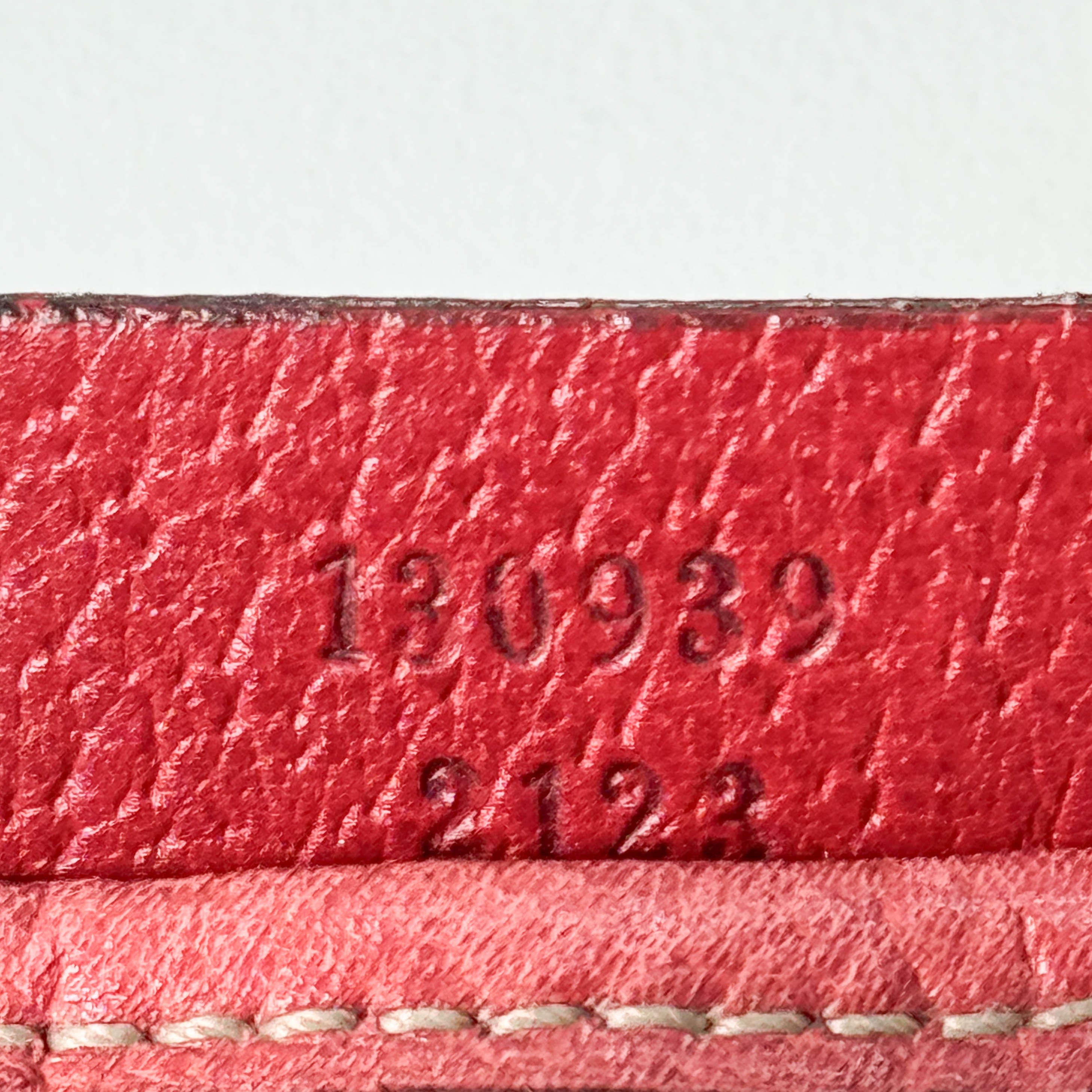 Abbey D-Ring Red Canvas Shoulder Bag