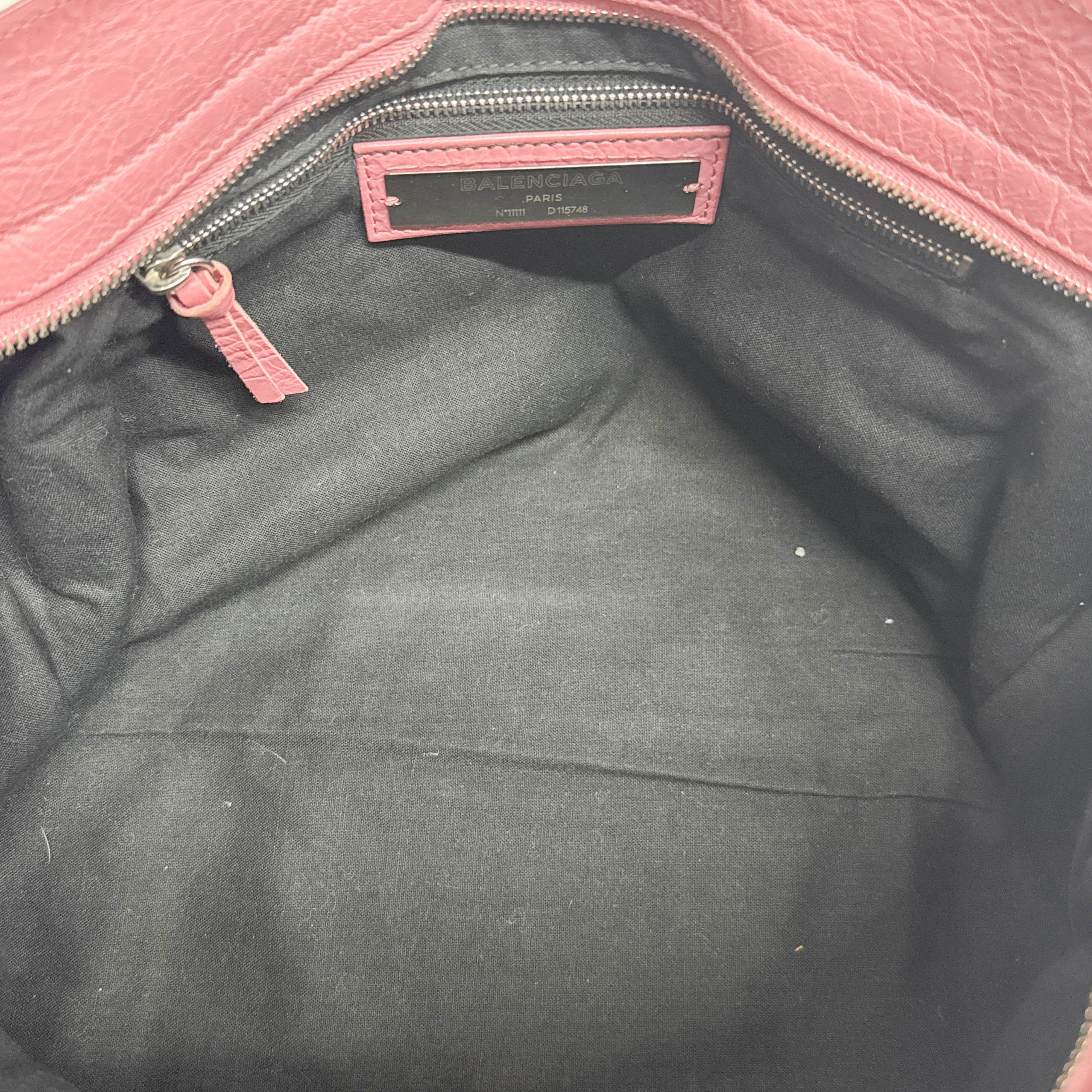 City Pink Leather Two Way Bag