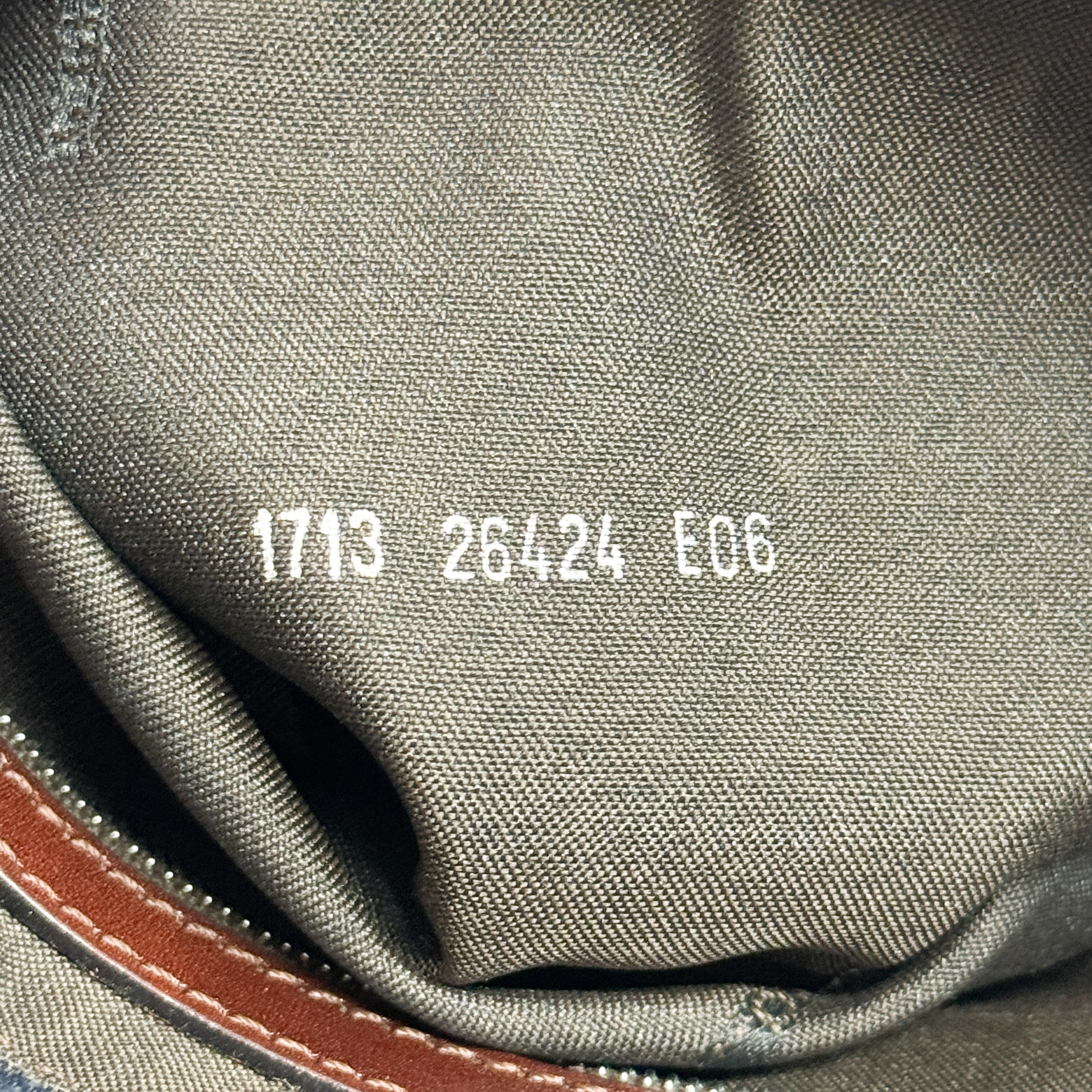 Baguette Blue Denim Shoulder Bag