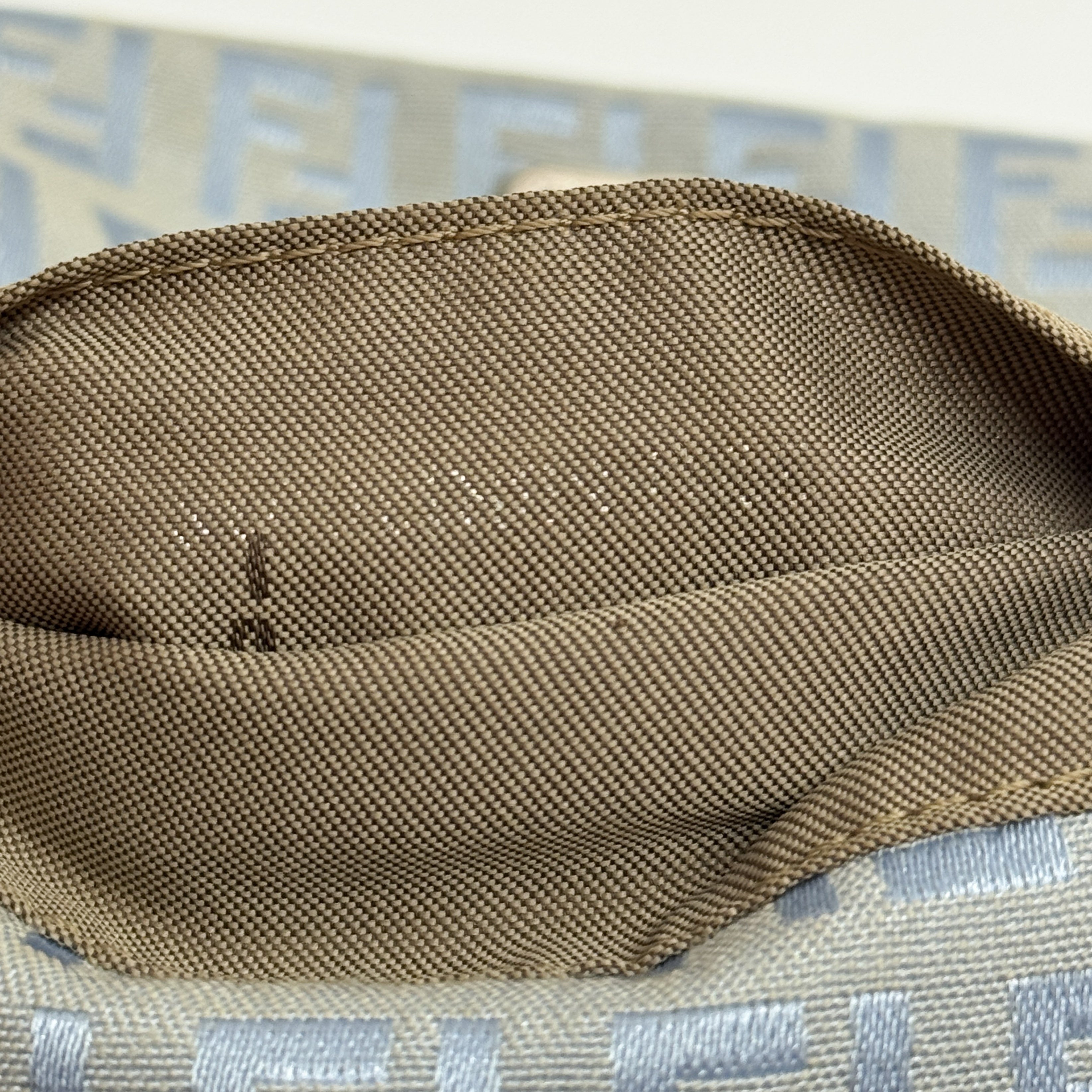 Mini Mamma Bagguete Blue Canvas Two Way Bag