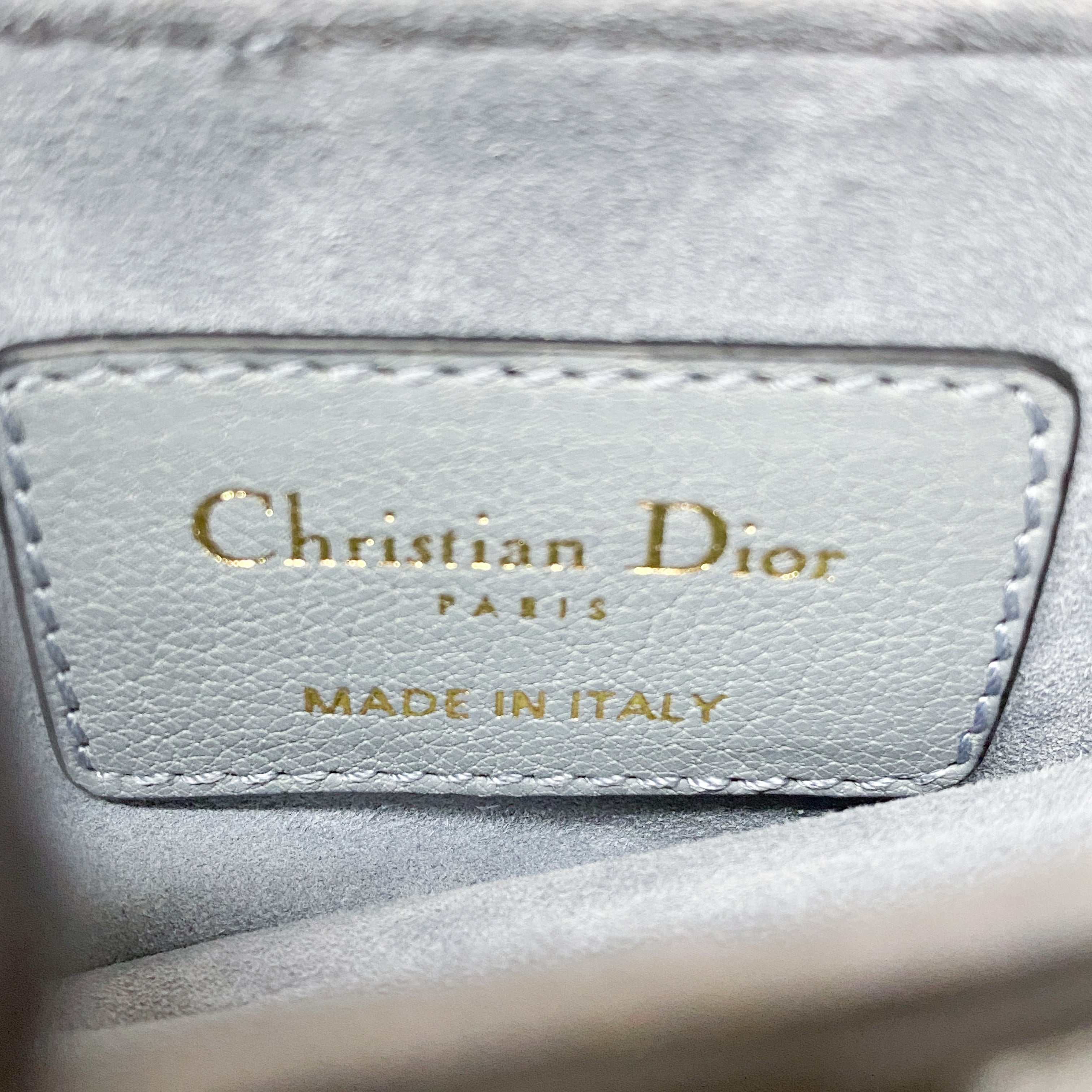 Mini Saddle Blue Leather Hand Bag