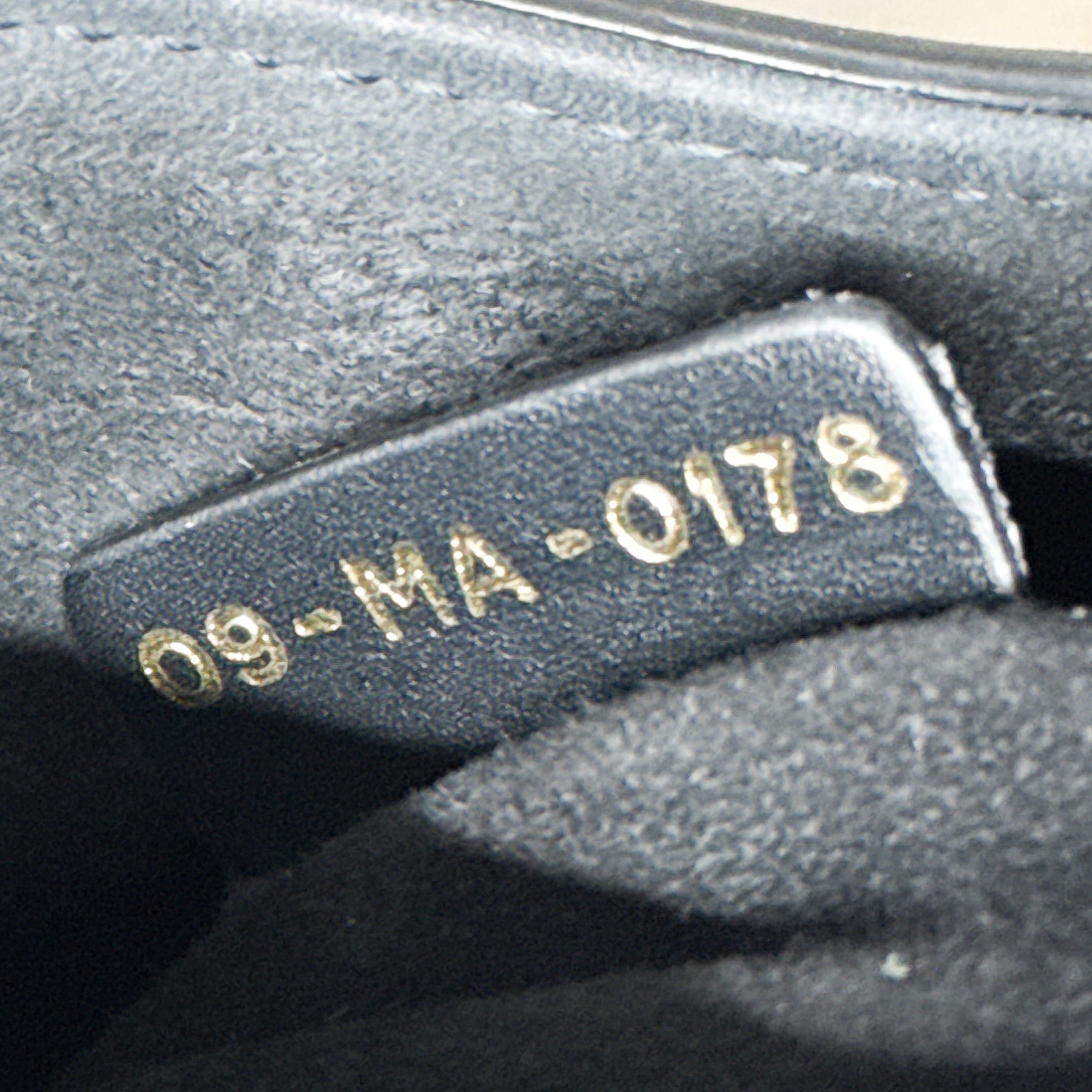 Saddle Black Leather Hand Bag