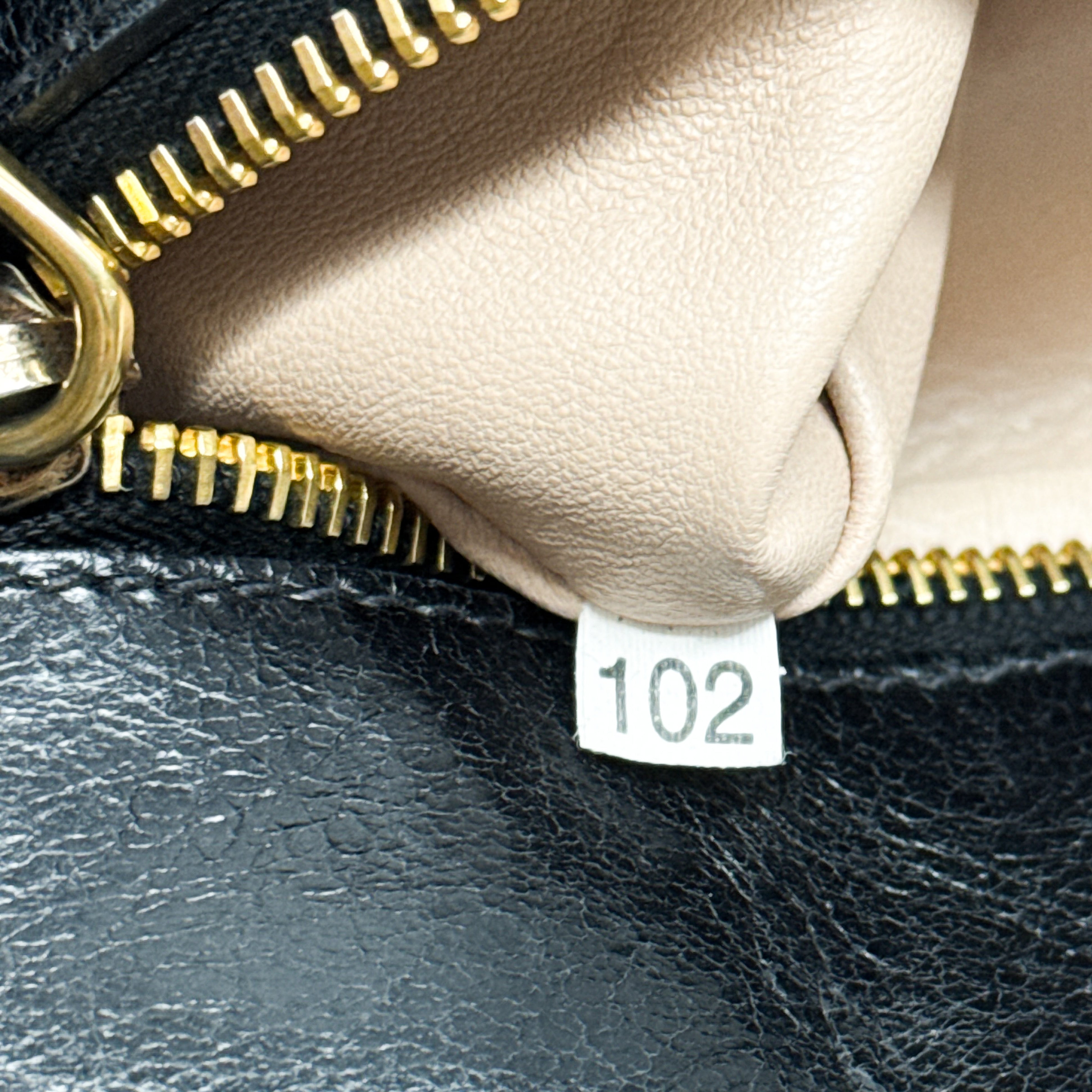 Black Leather Hand Bag