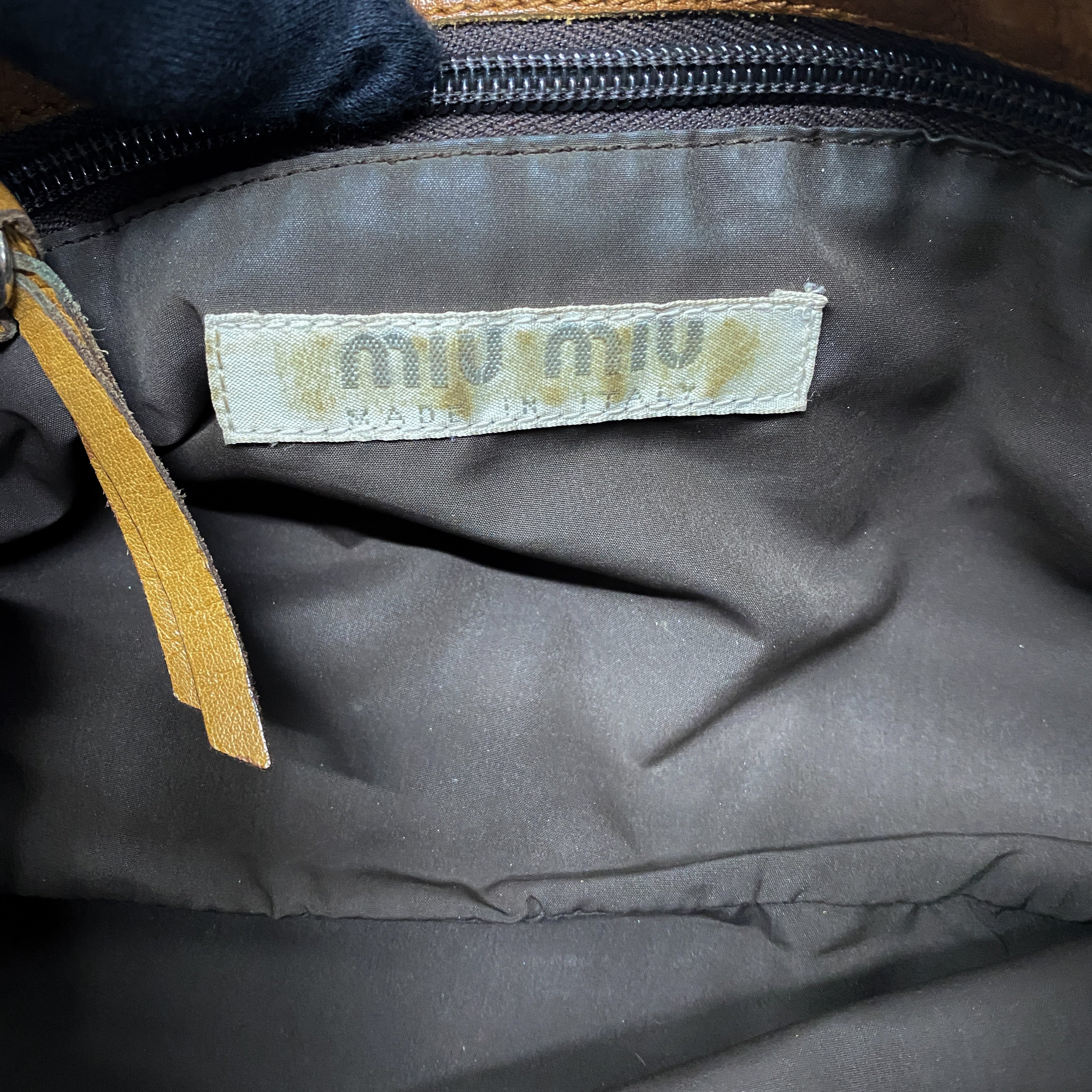 Brown Leather Shoulder Bag