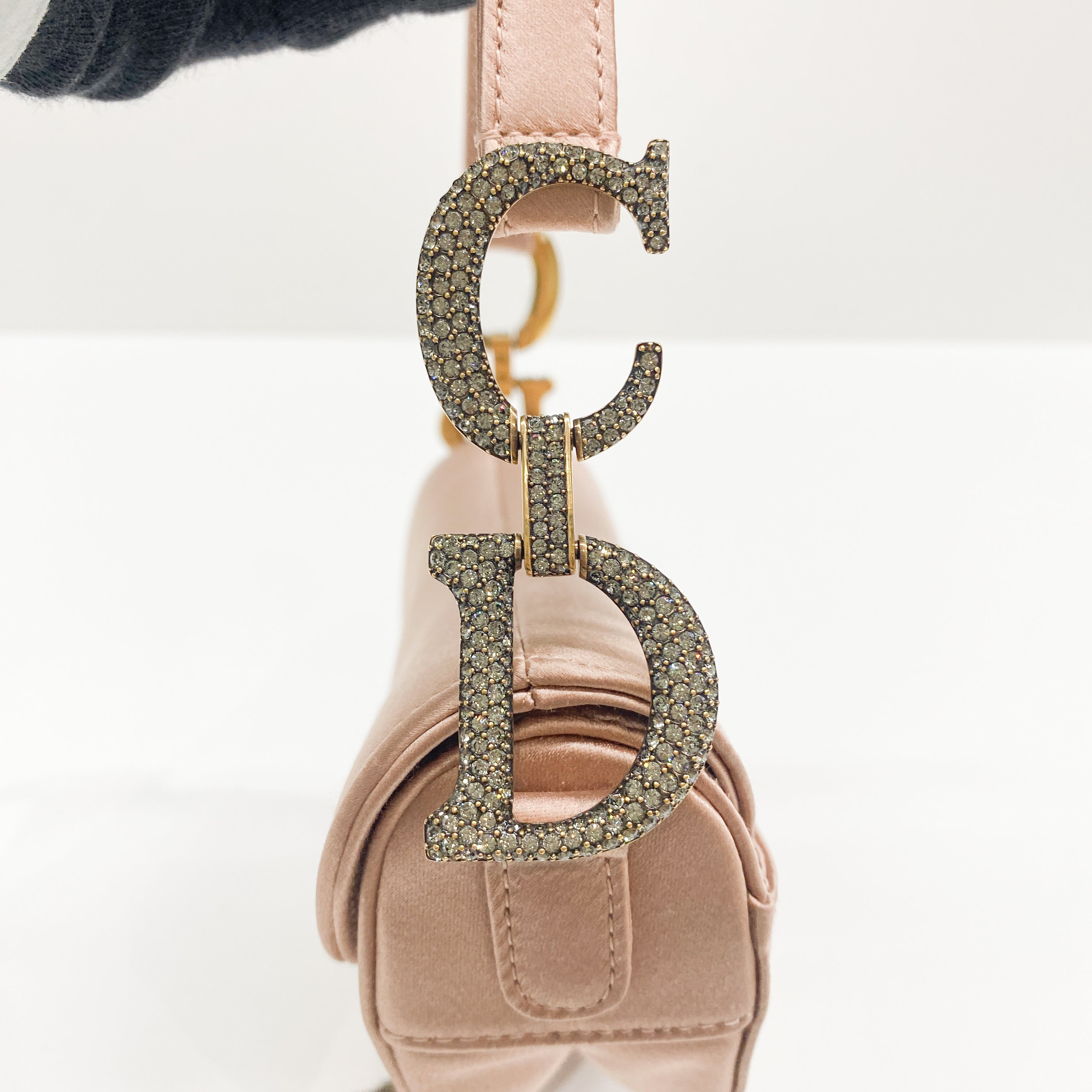 Saddle Bag Satin Rhinestone