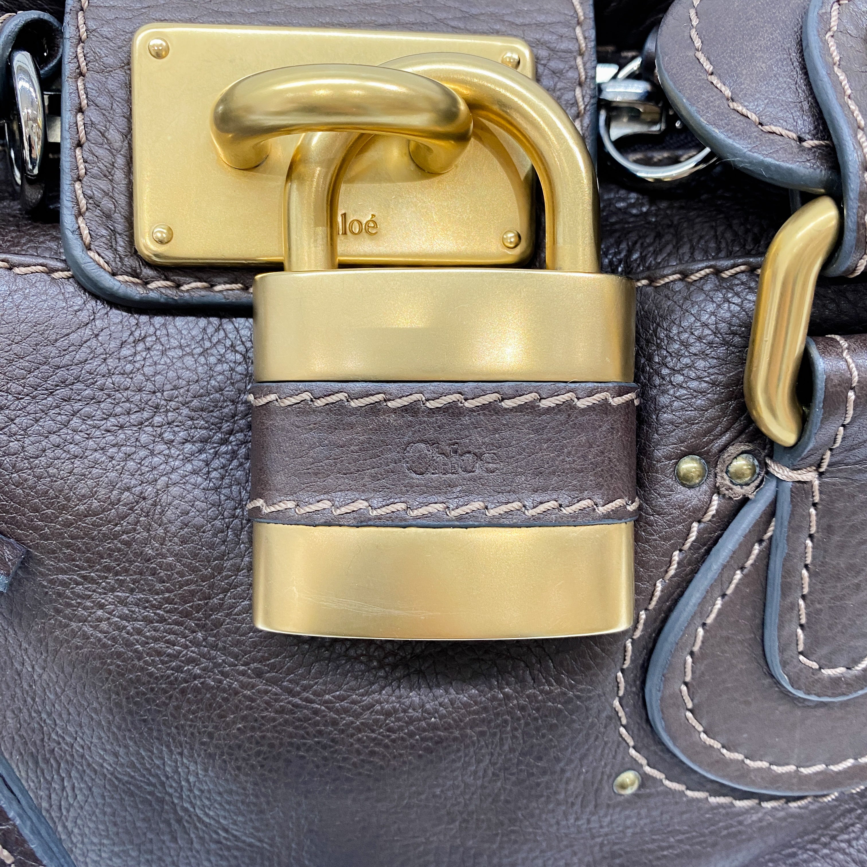 Paddington Brown Leather Shoulder Bag