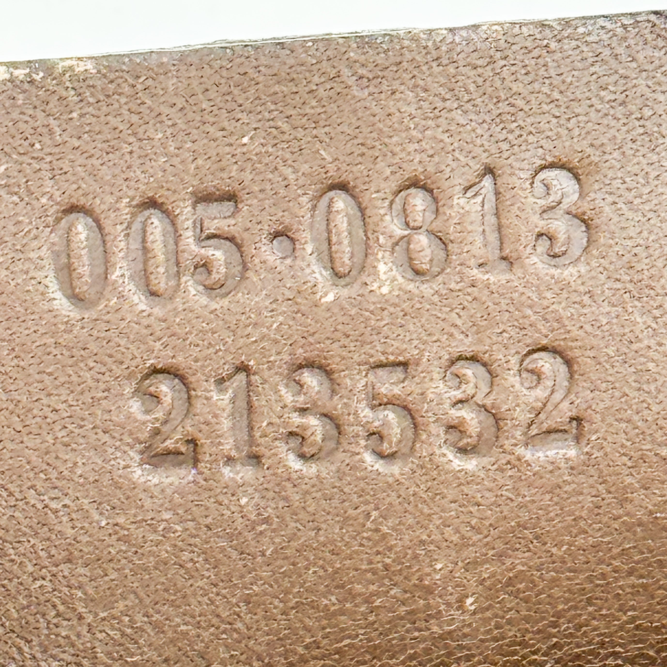 GG Brown Canvas Shoulder Bag