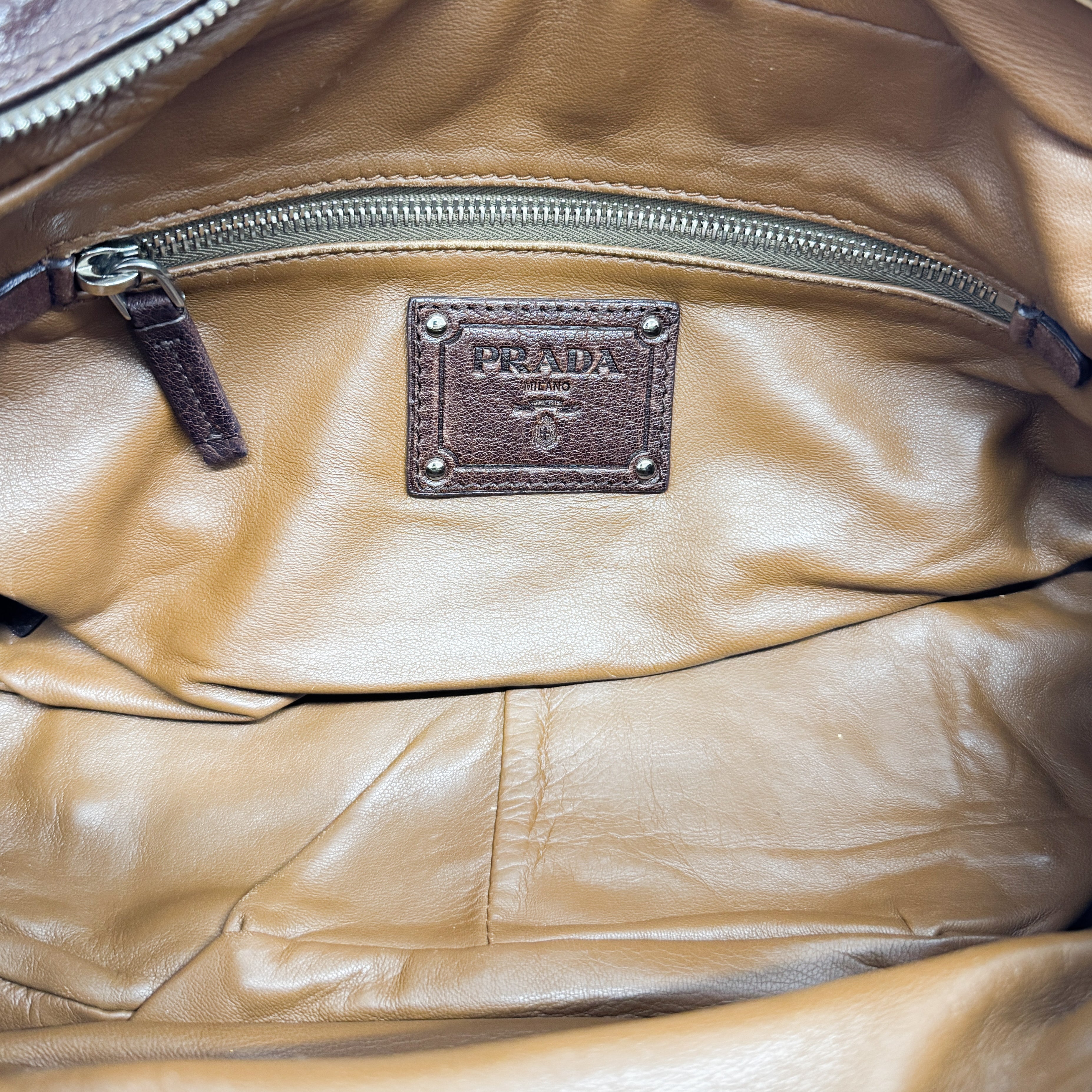 Brown Leather Shoulder Bag