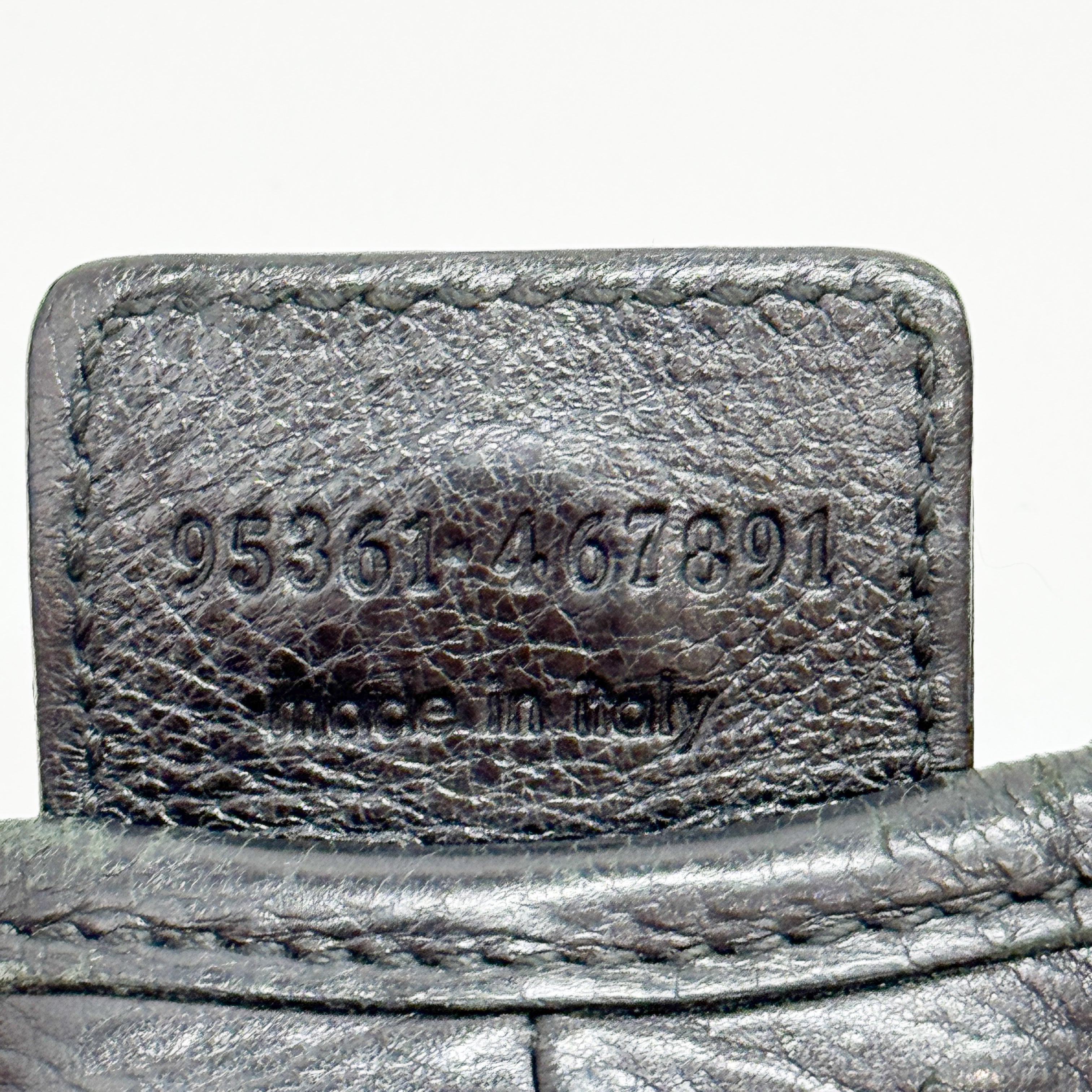 Mombasa Black Leather Shoulder Bag