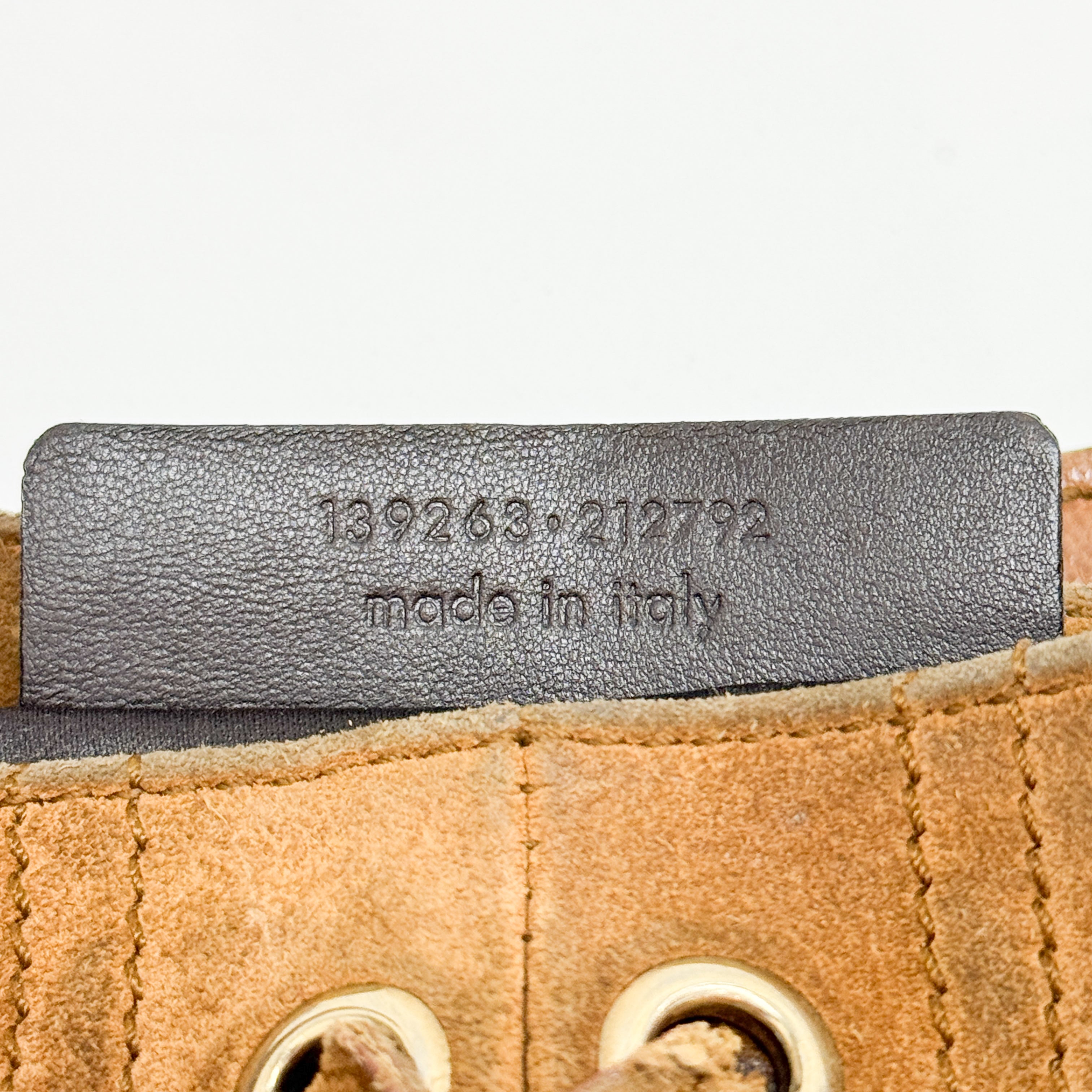 Vintage Brown Suede Shoulder Bag