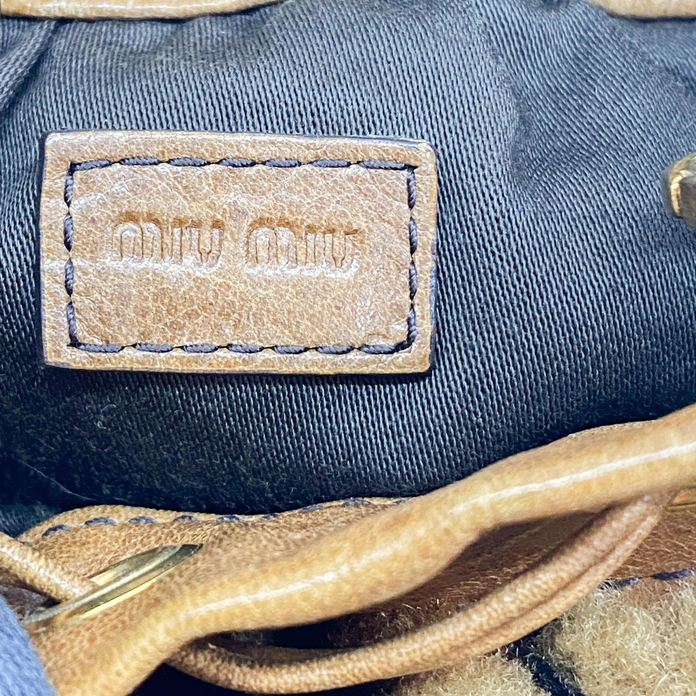 Brown Leopard Print Faux Fur Pouch Bag